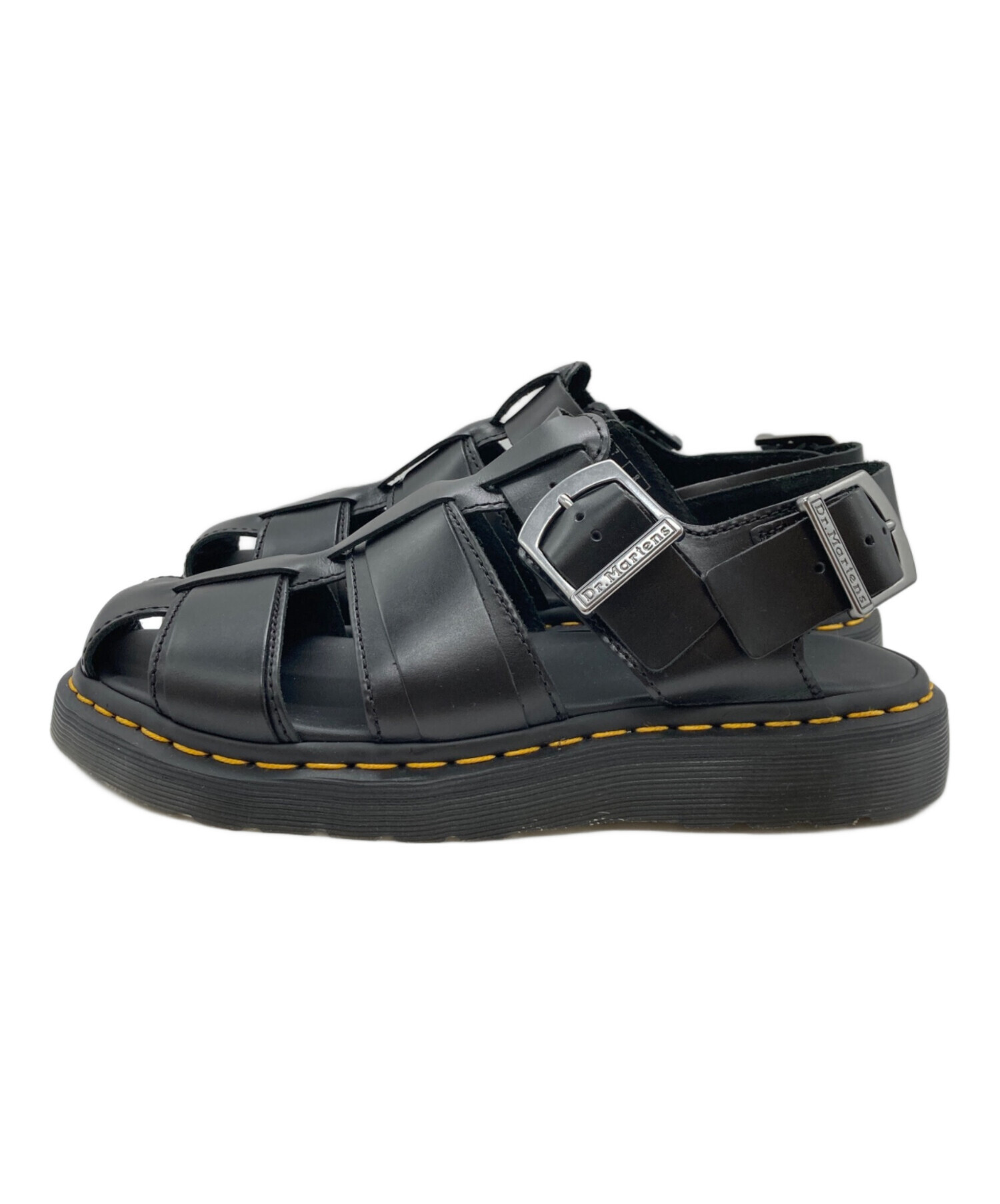 極美品 Dr. Martens KASSION サンダル ブラック UK7 中古・古着通販】Dr.Martens (ドクターマーチン) KASSION ブラック