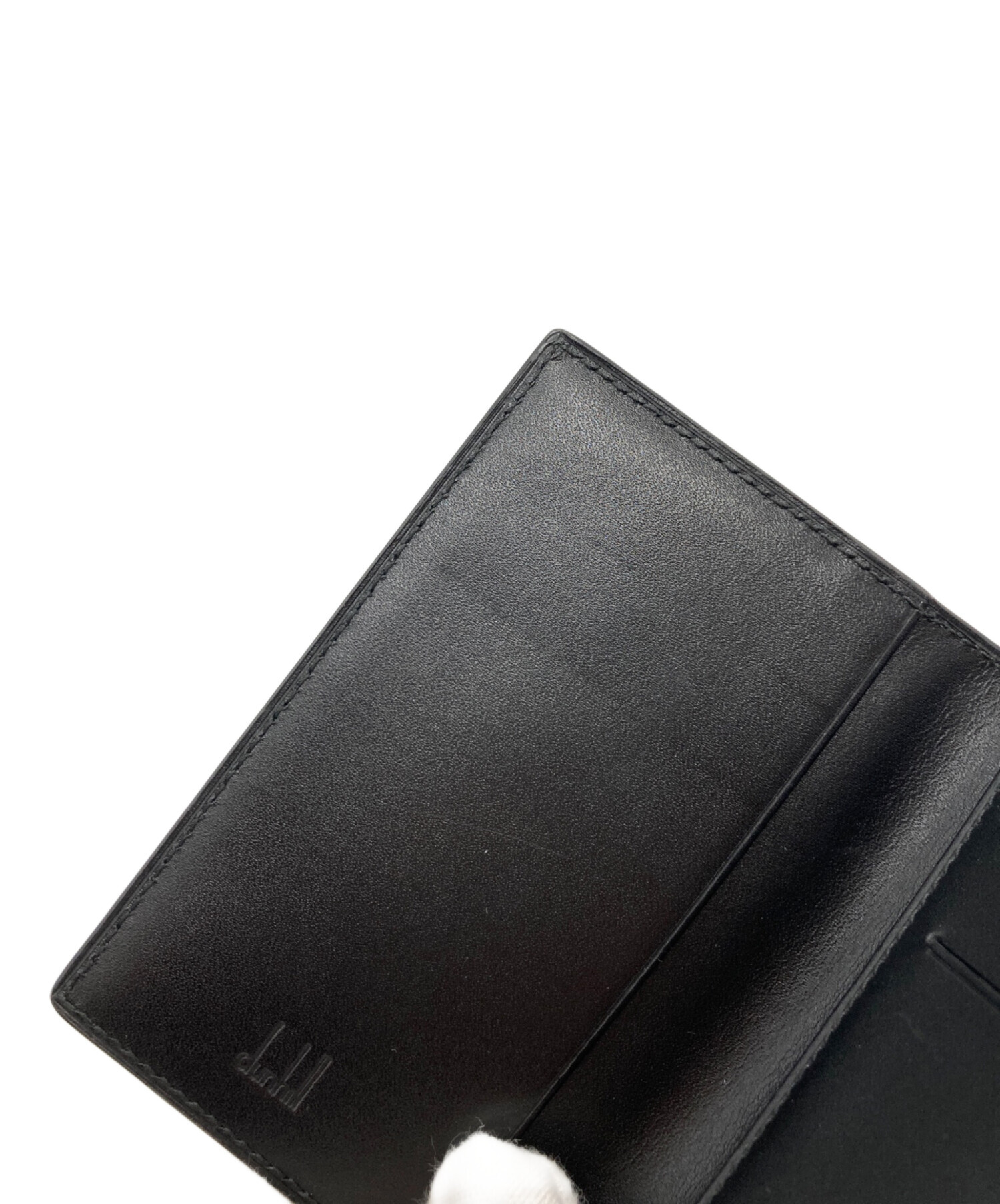 A) dunhill ダンヒル REEVES リーブス L2XR10A 二つ折り長財布