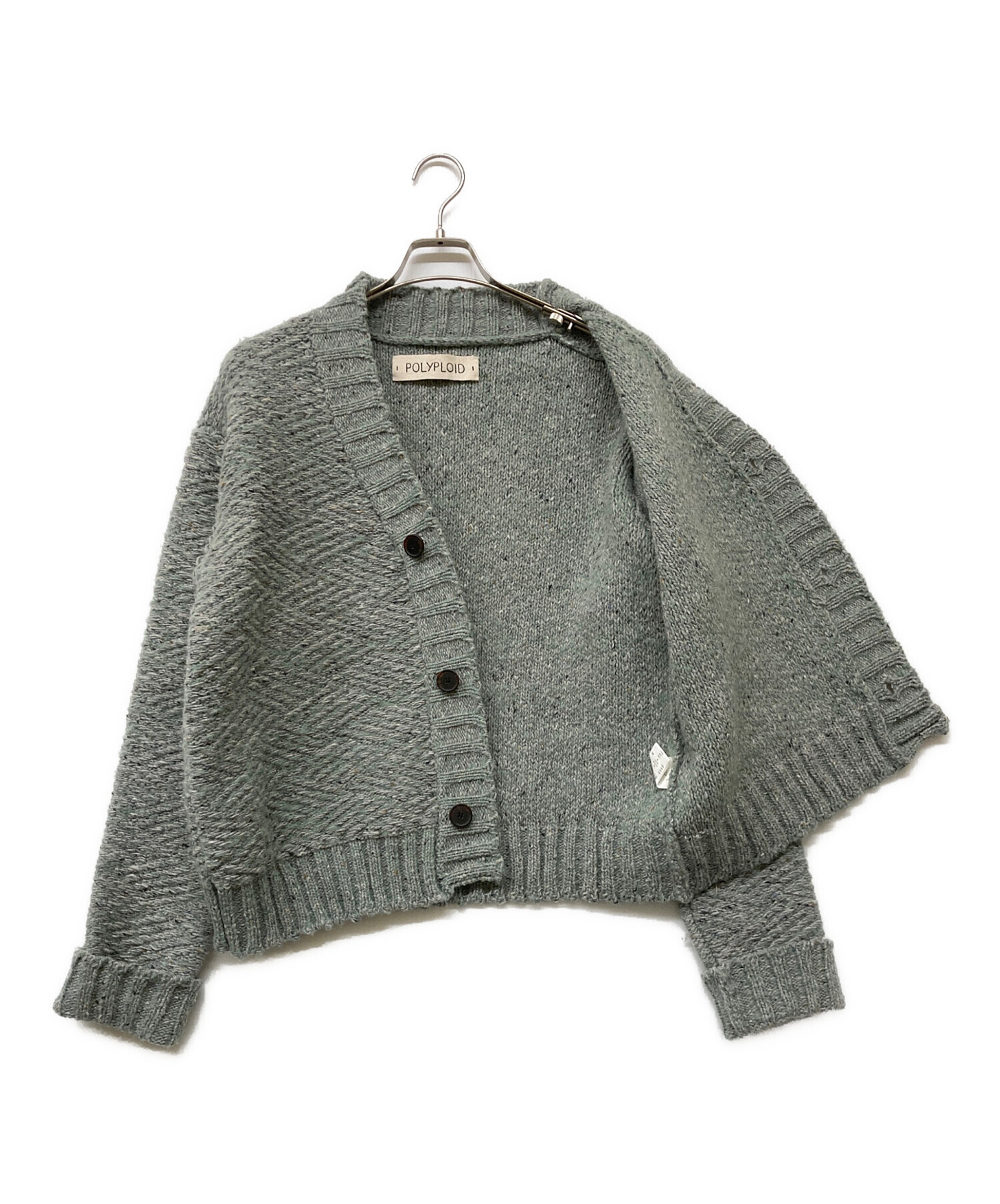 中古・古着通販】POLYPLOID (ポリプロイド) ニットカーディガン ライト 