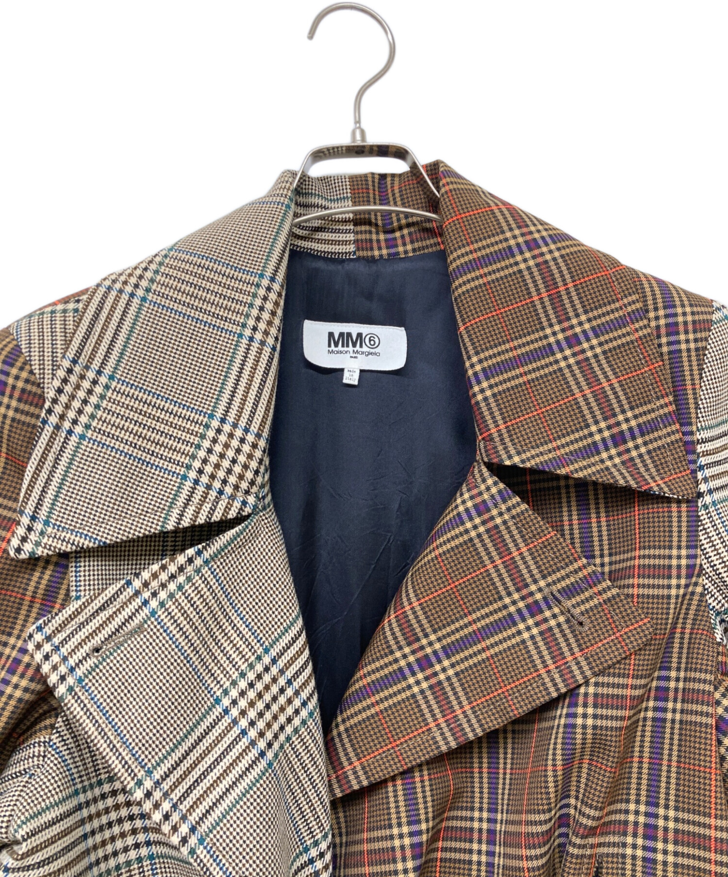 中古・古着通販】MM6 Maison Margiela 19AW MM6 docking Check wrap