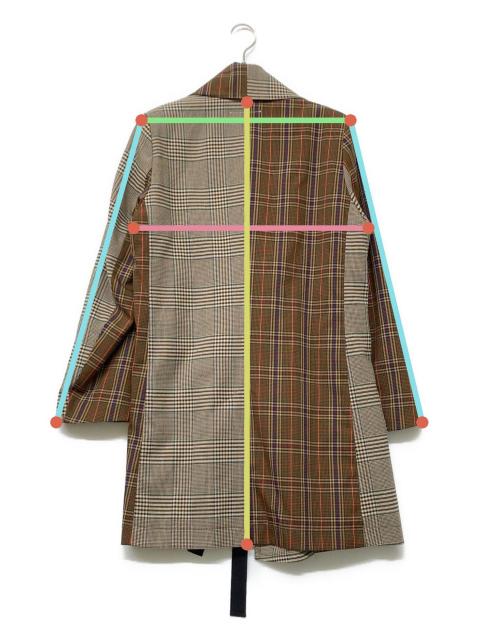 中古・古着通販】MM6 Maison Margiela 19AW MM6 docking Check wrap