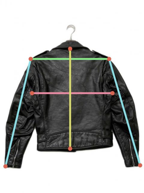 中古・古着通販】Schott (ショット) ダブルライダースジャケット