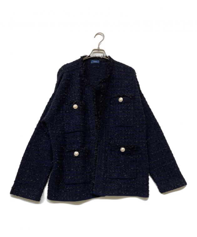 中古・古着通販】SHIPS (シップス) ニット ツイード クルーネック