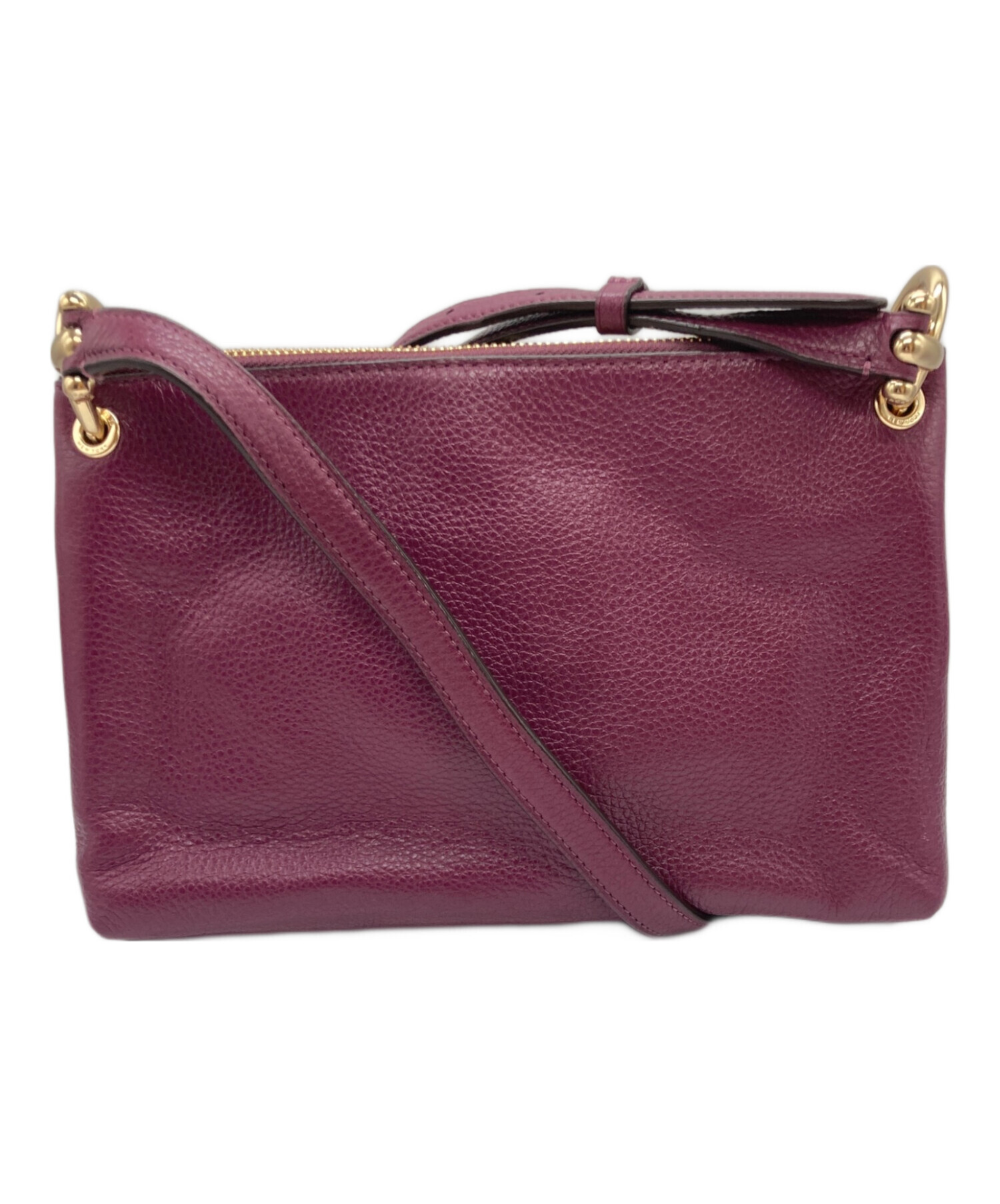 中古・古着通販】COACH (コーチ) ショルダーバッグ ボルドー｜ブランド 