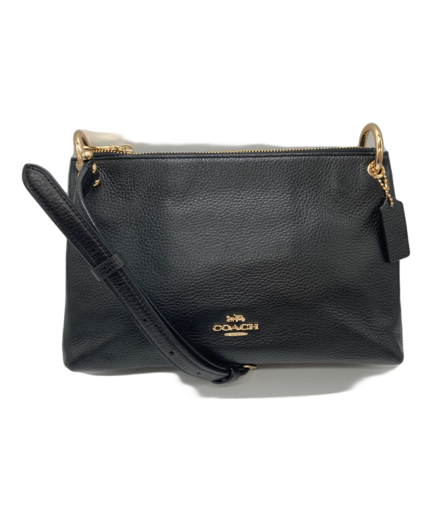 中古・古着通販】COACH (コーチ) ショルダーバッグ ブラック｜ブランド