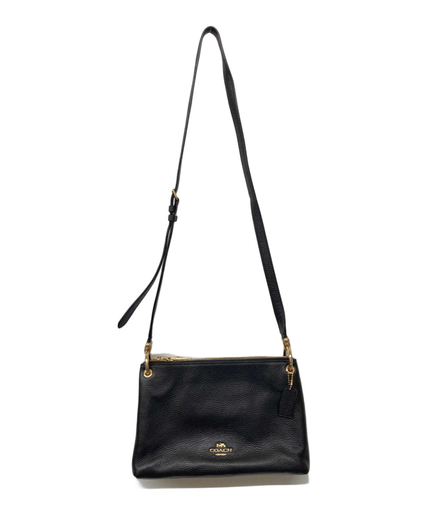 中古・古着通販】COACH (コーチ) ショルダーバッグ ブラック｜ブランド