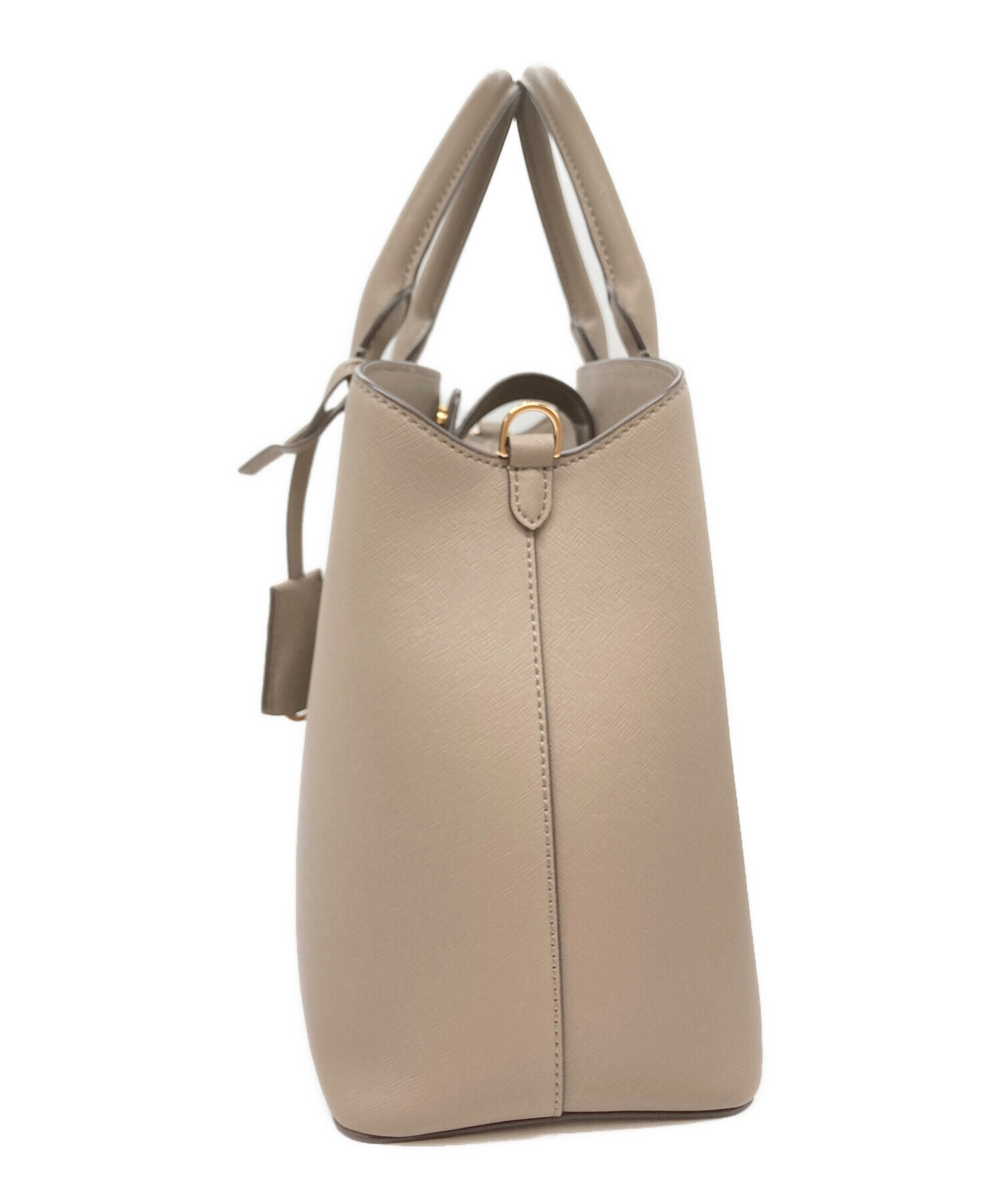 中古・古着通販】TORY BURCH (トリーバーチ) ハンドバッグ グレージュ 