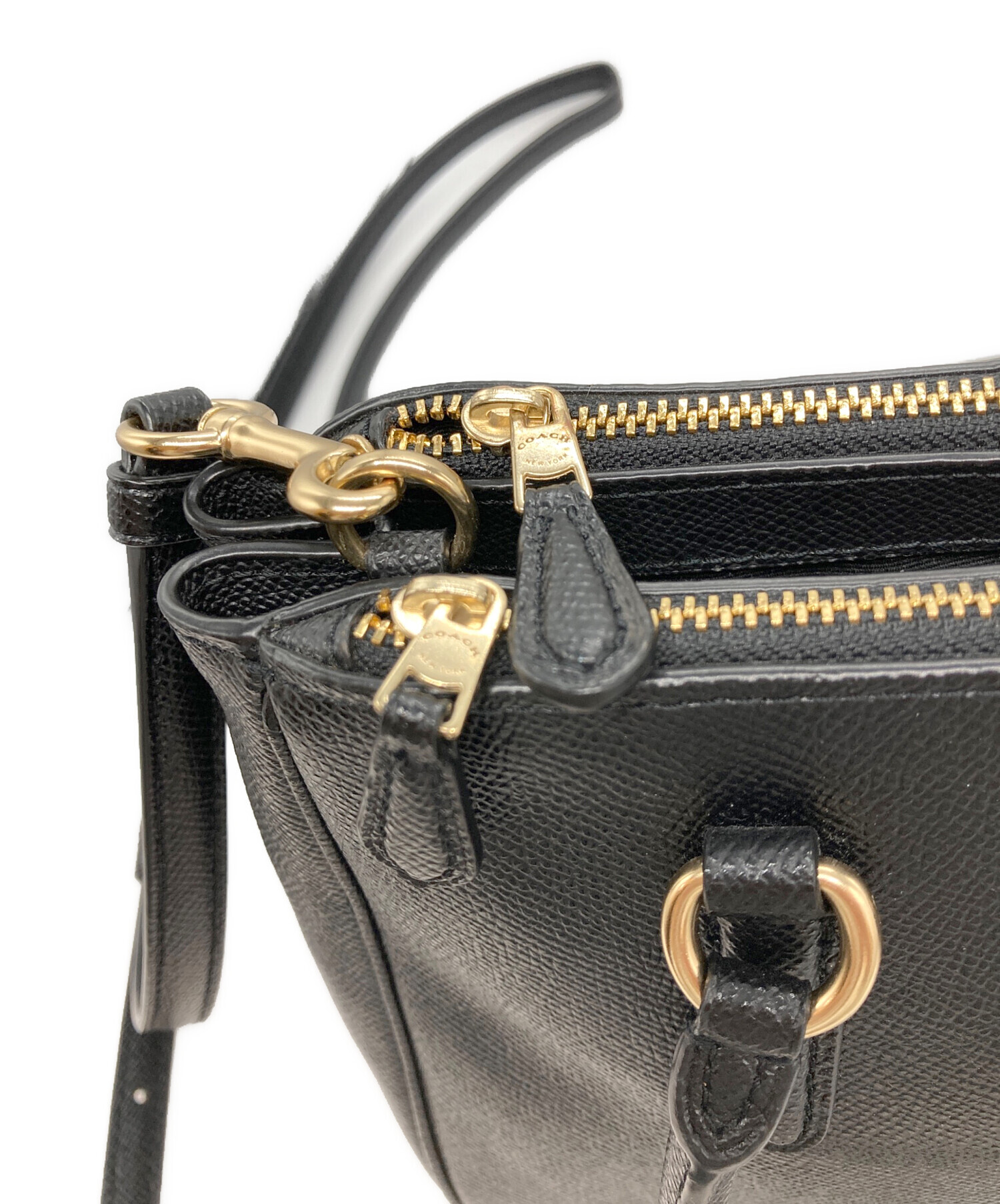 中古・古着通販】COACH (コーチ) ミニ サリー キャリーオール ブラック