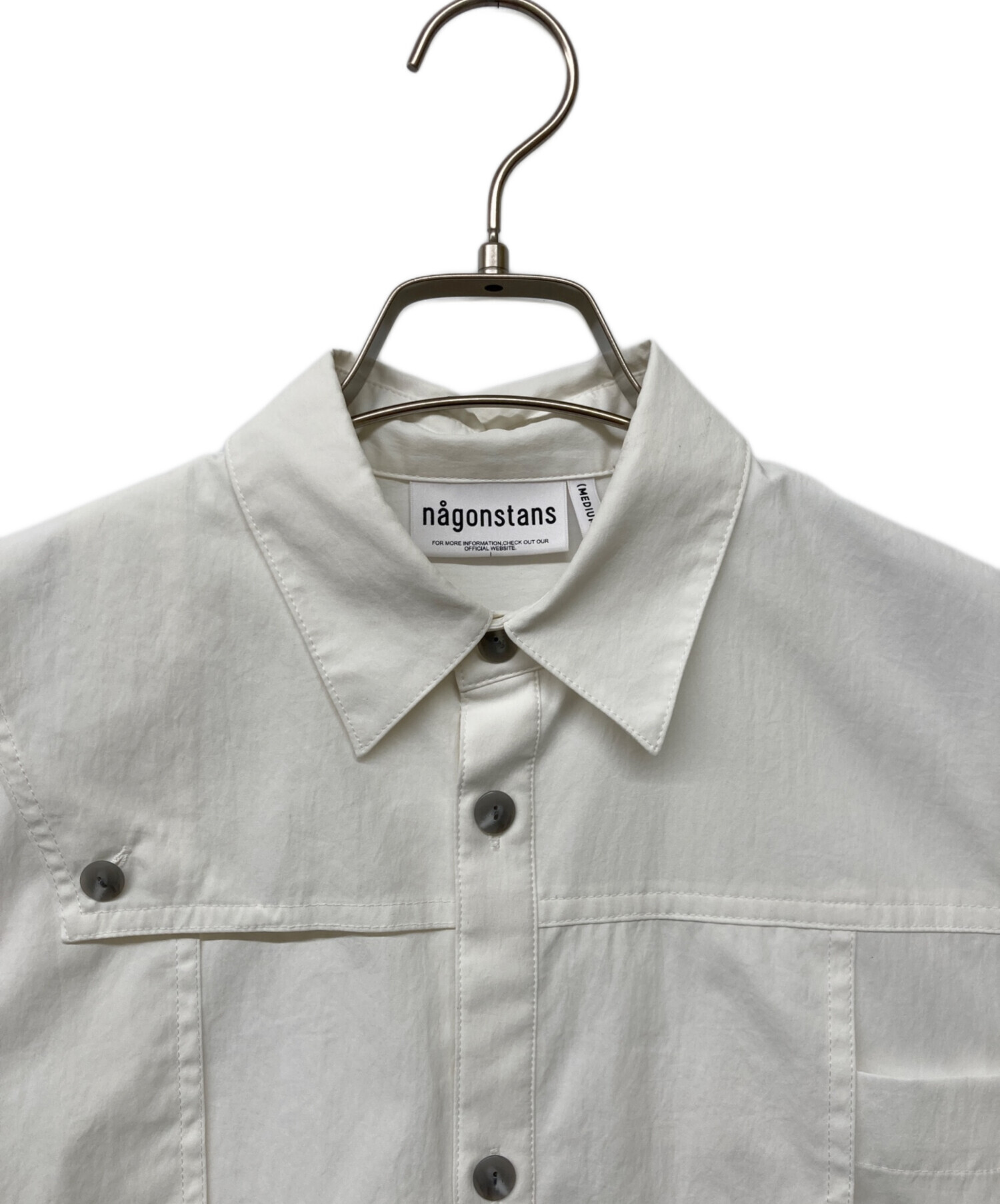 中古・古着通販】nagonstans (ナゴンスタンス) 3/4-sleeves shirt