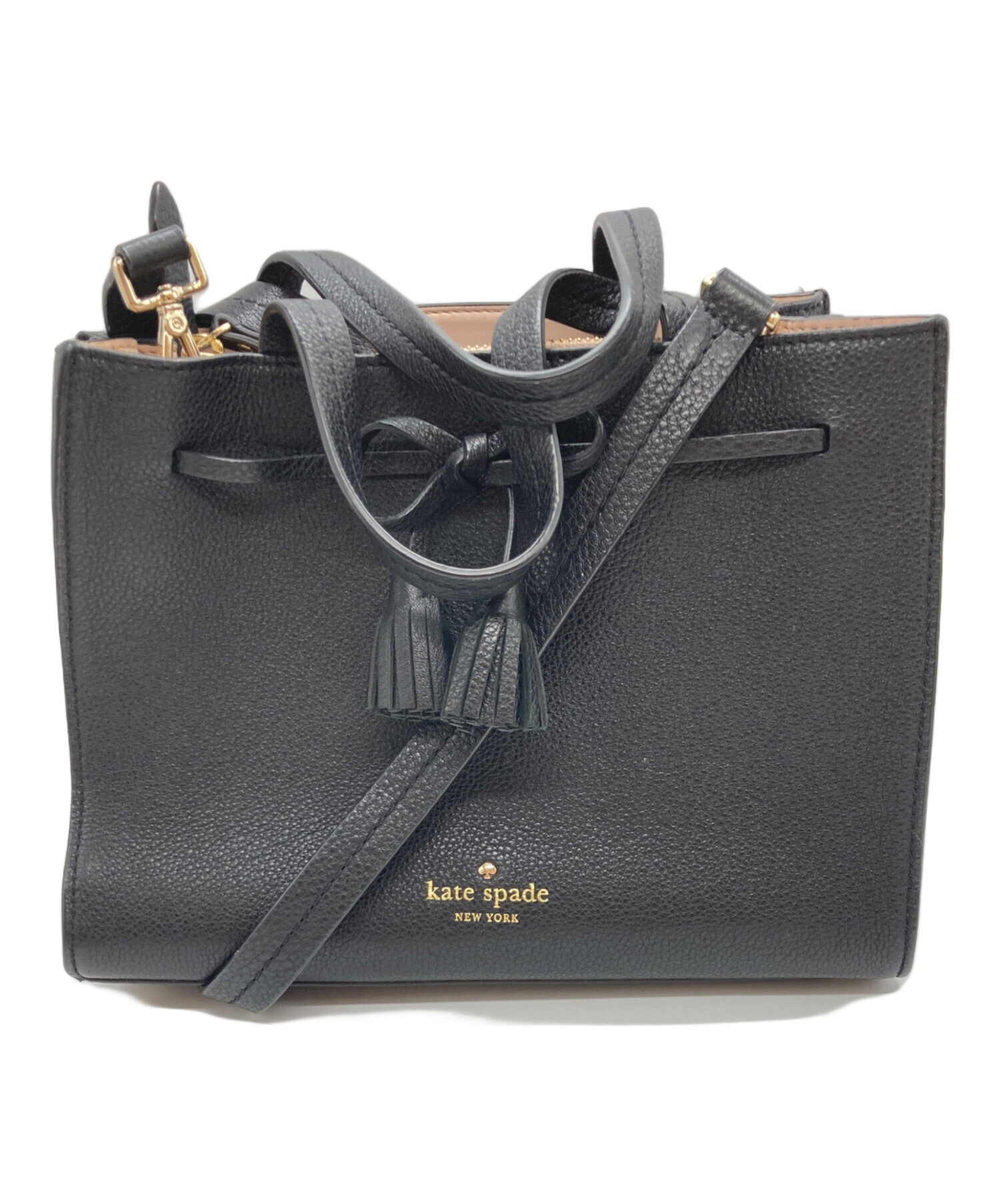 中古・古着通販】Kate Spade (ケイトスペード) レザーショルダーバッグ 