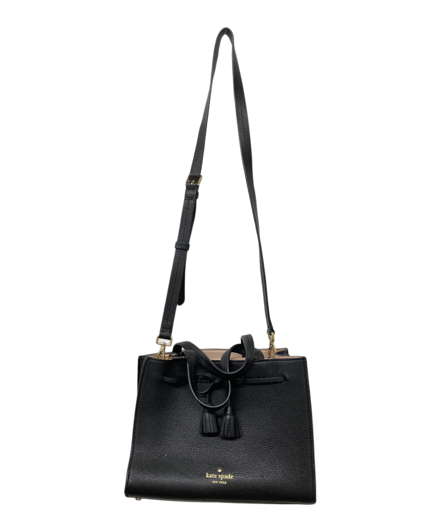 中古・古着通販】Kate Spade (ケイトスペード) レザーショルダーバッグ 