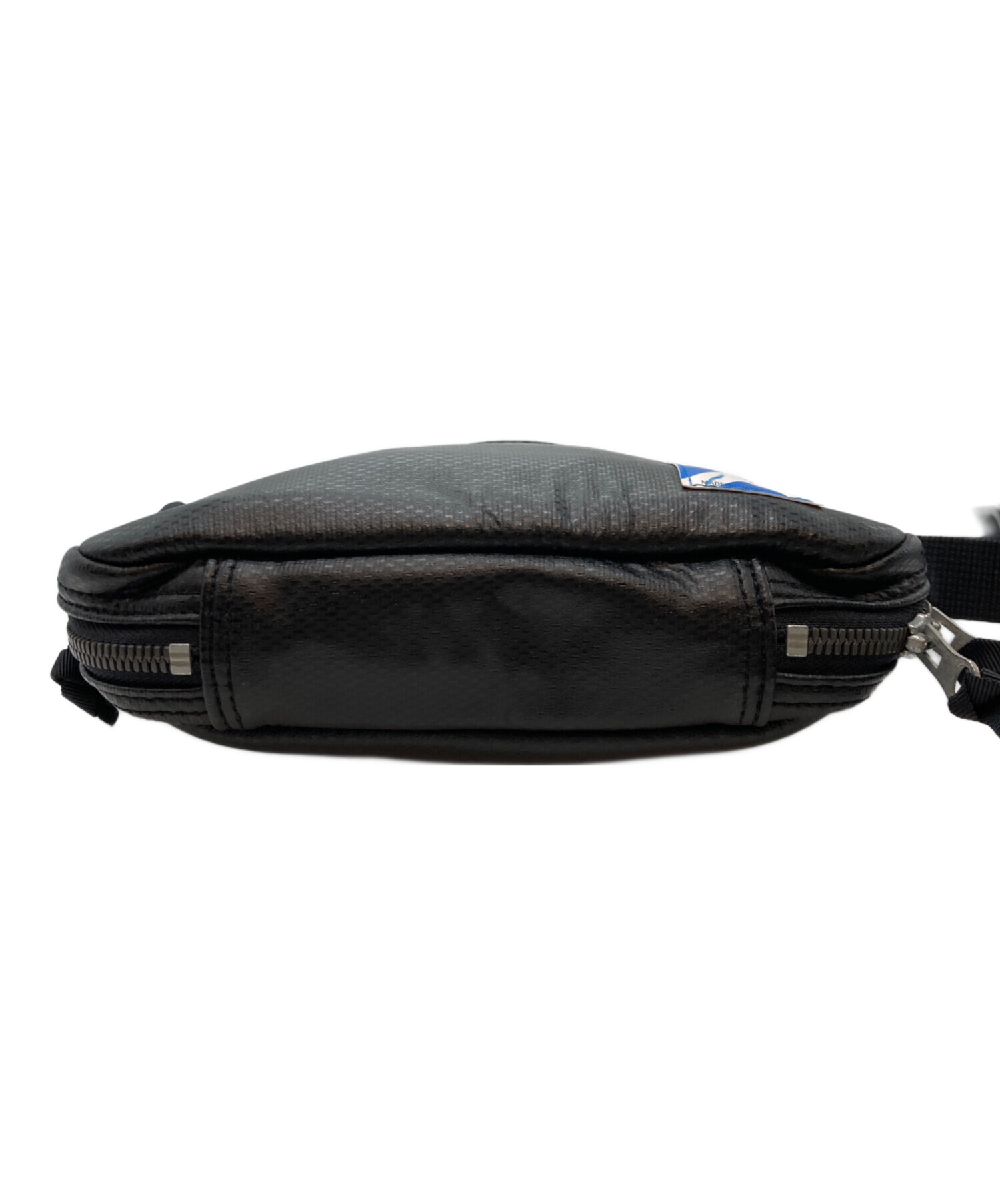 LUGGAGE LABEL ミニショルダーバッグ ブラック 中古・古着通販】LUGGAGE LABEL (ラゲッジ レーベル) ミニショルダー