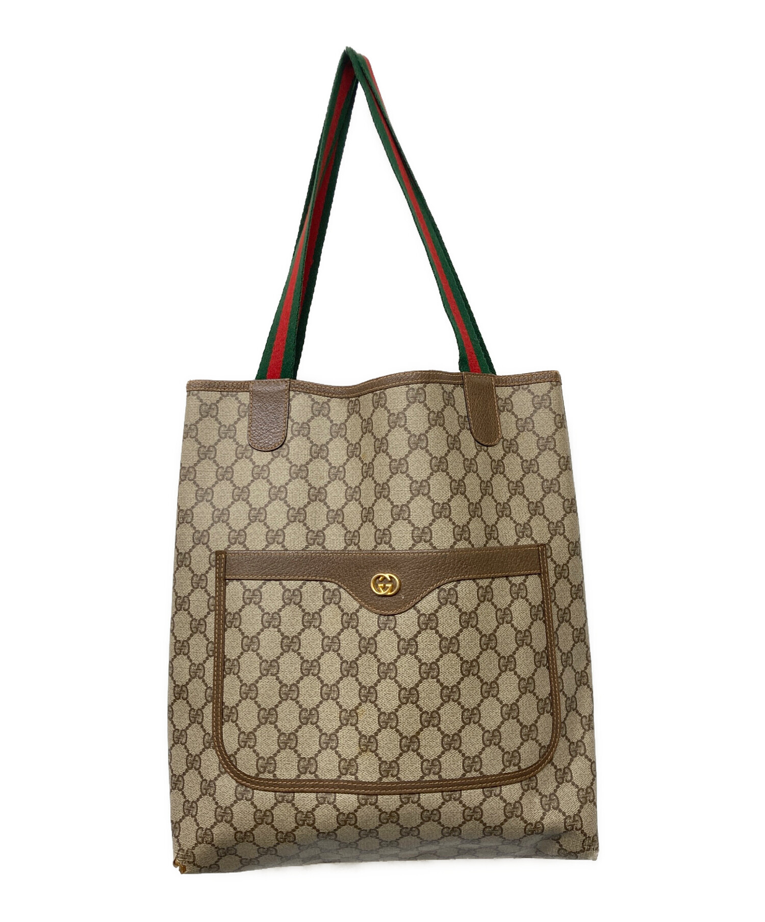 【未使用に近い】GUCCI GGライン  インターロッキング シマ シェリー 中古・古着通販】GUCCI (グッチ) GG インターロッキング シェリー