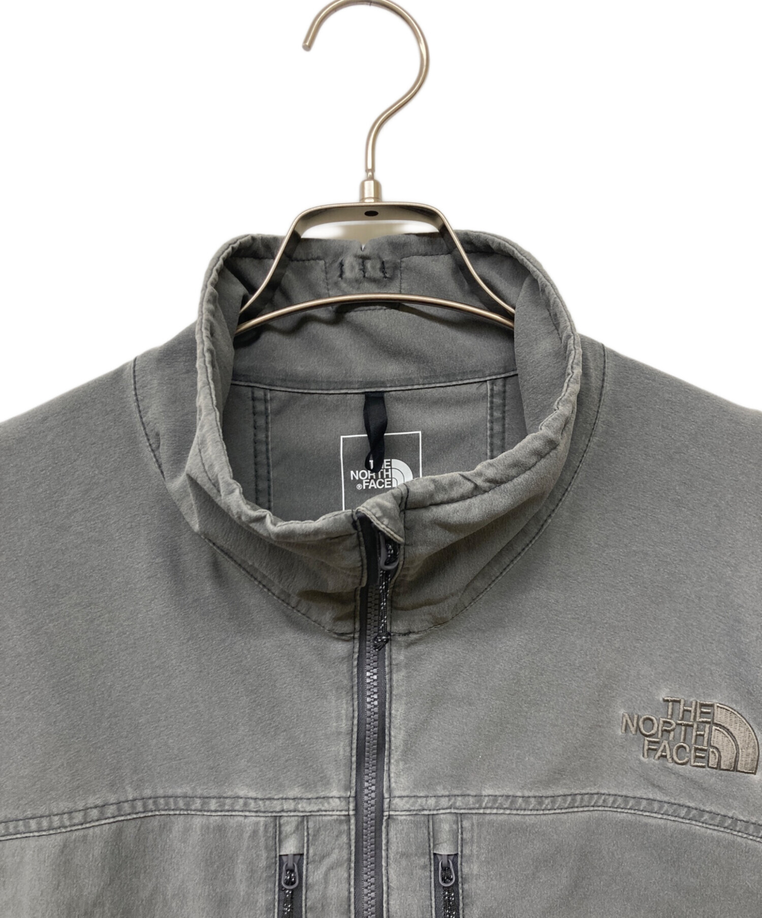【USA古着】ノースフェイスソフトシェルベスト3XLグレービック刺繍ドロー 中古・古着通販】THE NORTH FACE (ザ ノース フェイス) GARフェー