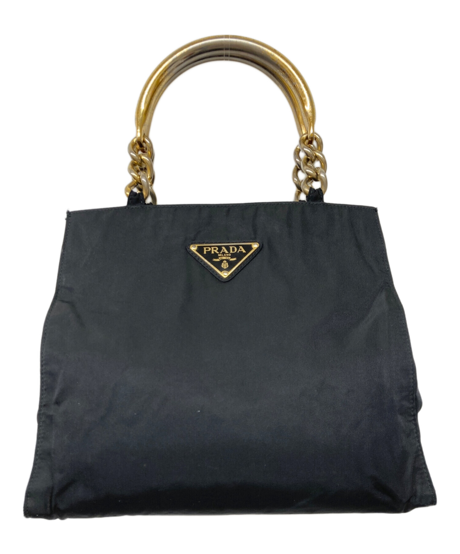 中古・古着通販】PRADA (プラダ) ナイロントートバッグ ブラック