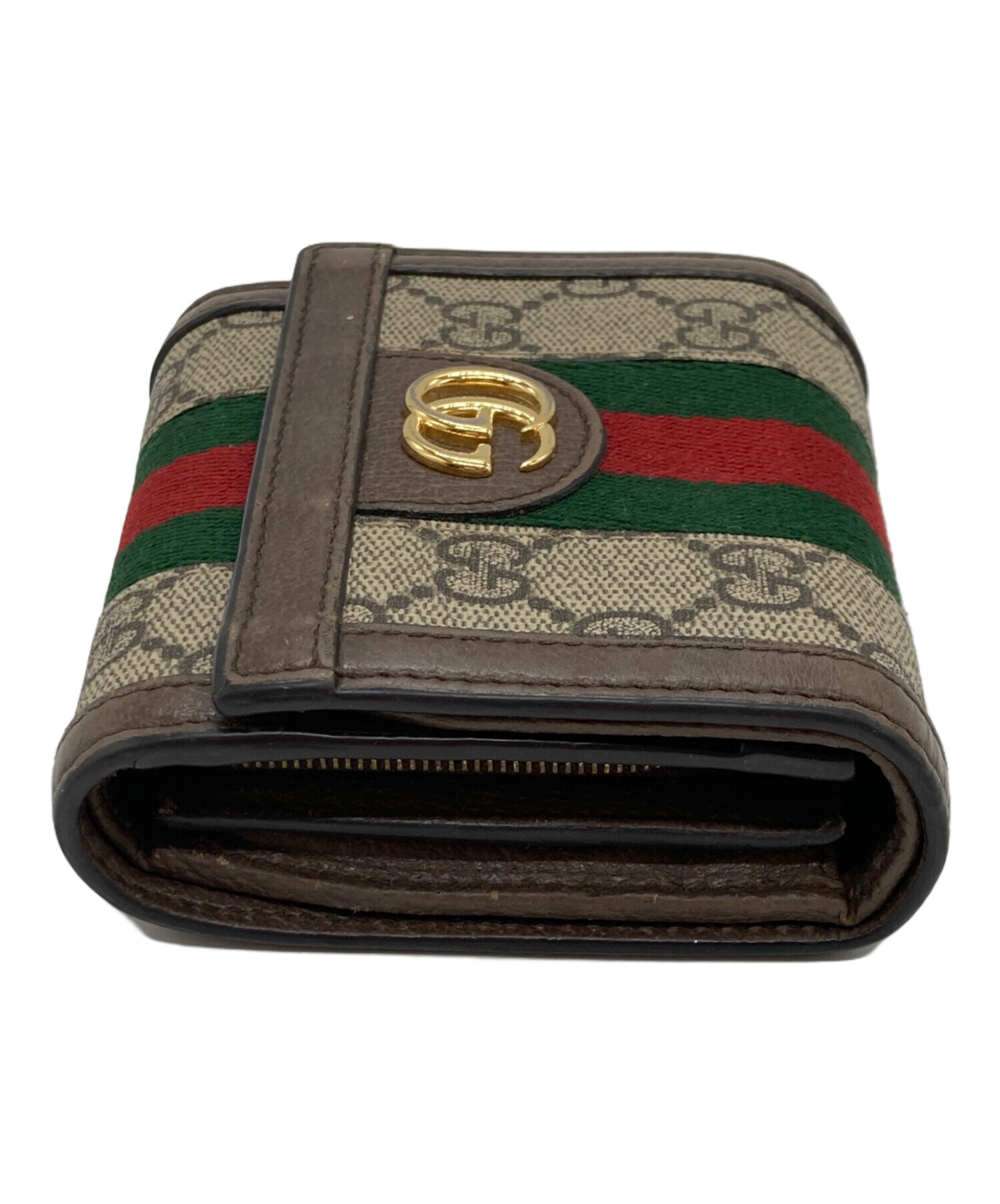 GUCCI GGシュプリーム シェリーライン 折り財布 9068 GUCCI - GUCCI GG