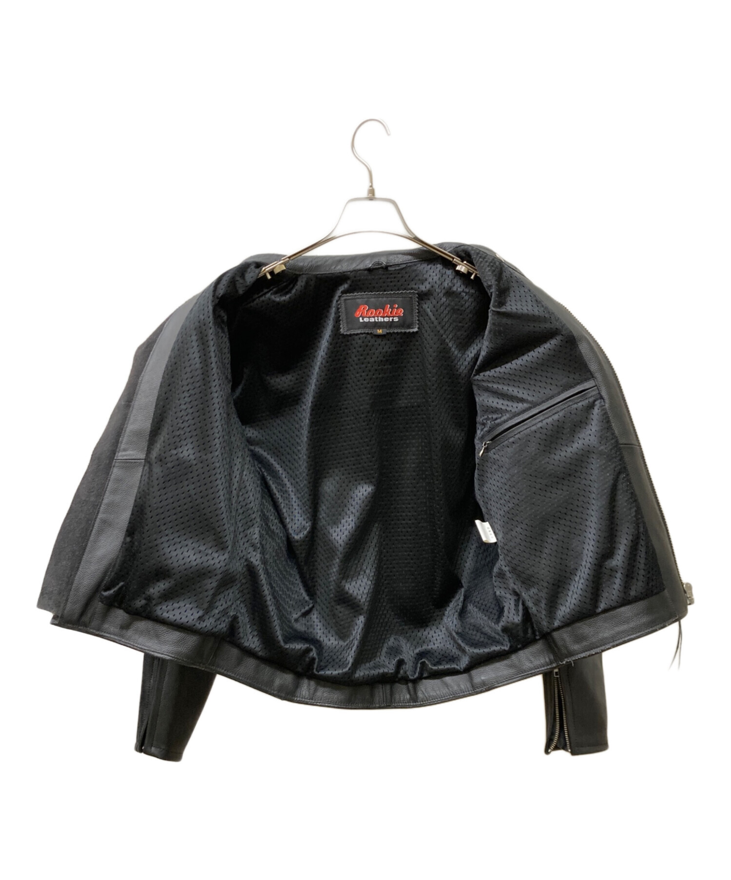 中古・古着通販】Rookie (ルーキー) シングルライダースジャケット