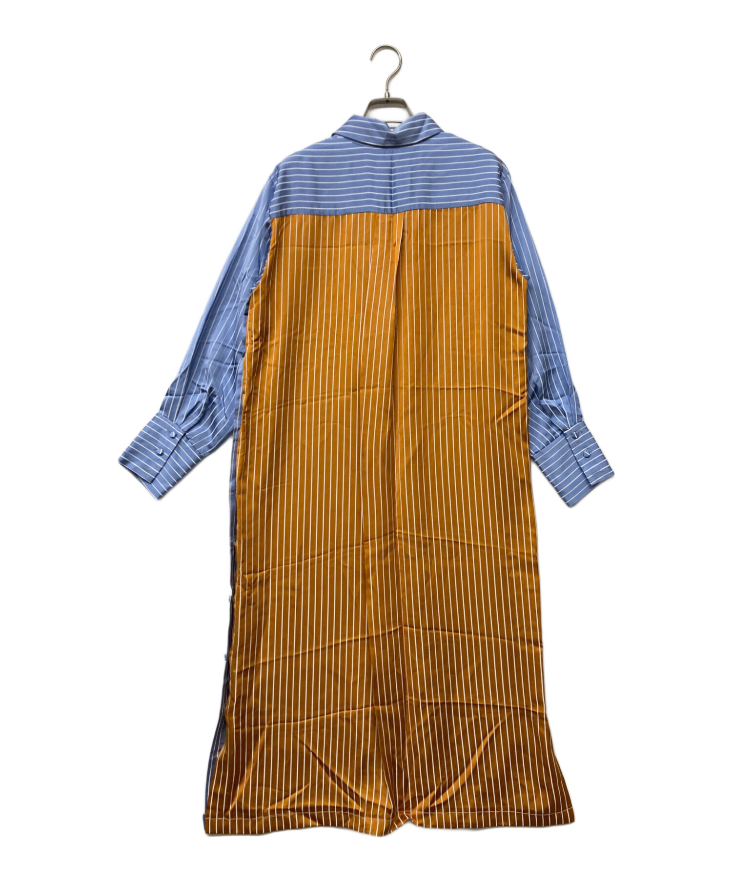 中古・古着通販】MYLAN (マイラン) Bi-Color Stripe Shirt Dress(バイ