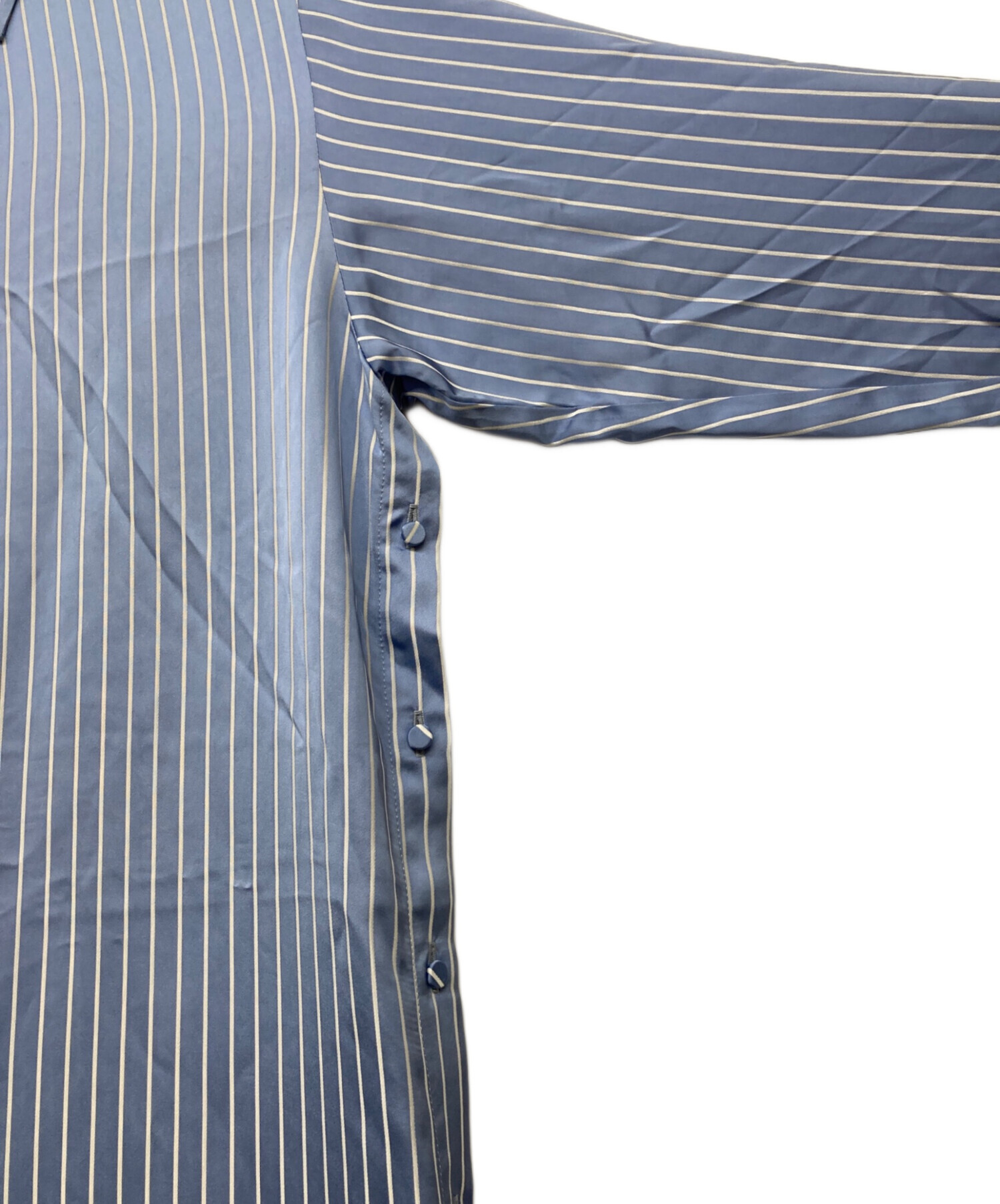 MYLAN マイラン バイカラーシャツワンピース 中古・古着通販】MYLAN (マイラン) Bi-Color Stripe Shirt Dress(バイ