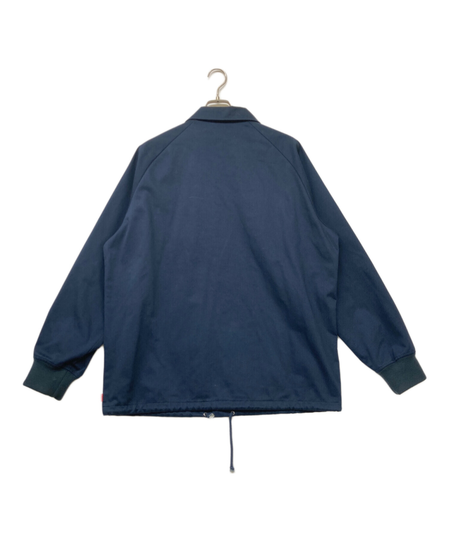 Supreme コーチジャケット Lサイズ ネイビー 中古・古着通販】SUPREME (シュプリーム) Twill Coaches Jacket(ツイル