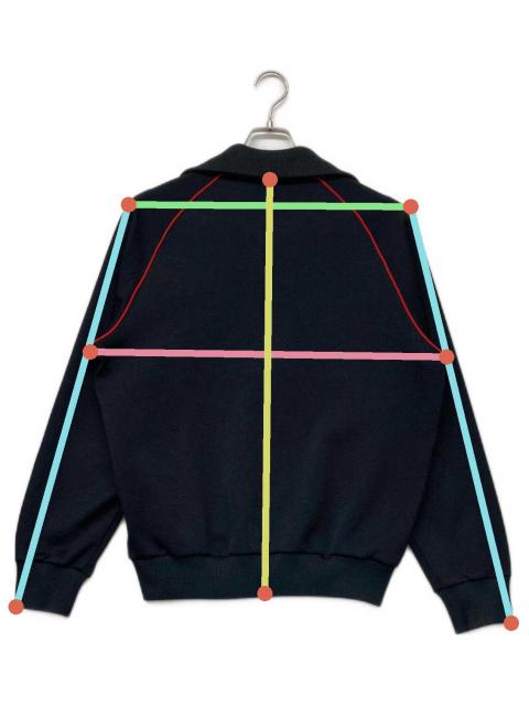 【美品】70s-80s adidas デサント トラックジャケット 4号 adidas（アディダス） 70s ヴィンテージ トラックジャケット 4 水色
