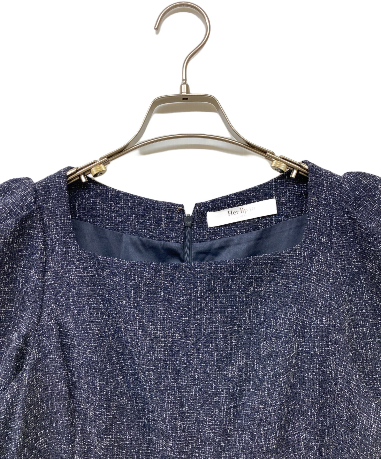 中古・古着通販】HER LIP TO (ハーリップトゥ) Allure Tweed Midi
