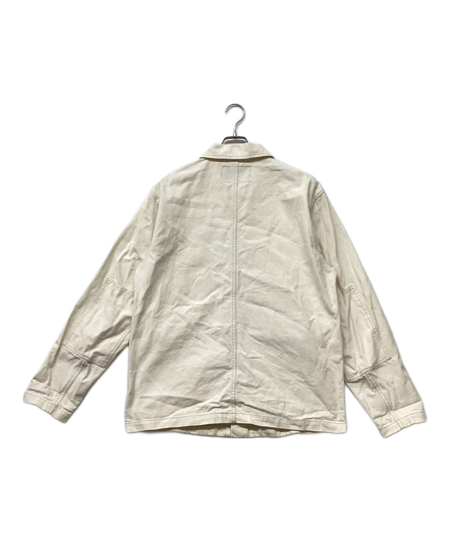 中古・古着通販】stussy (ステューシー) Canvas Shop JKT ホワイト