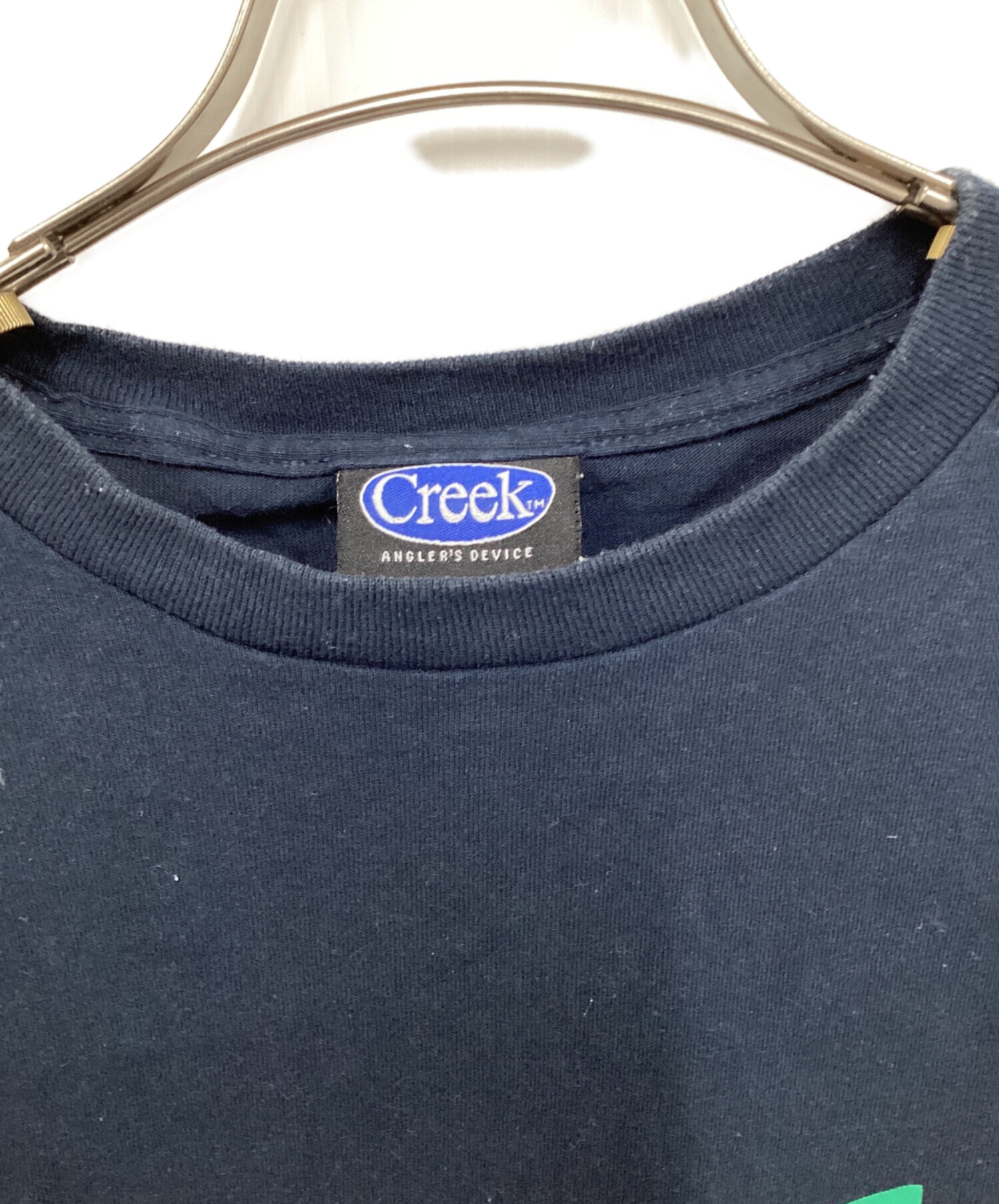 中古・古着通販】Creek (クリーク) 半袖Tシャツ ネイビー サイズ:M
