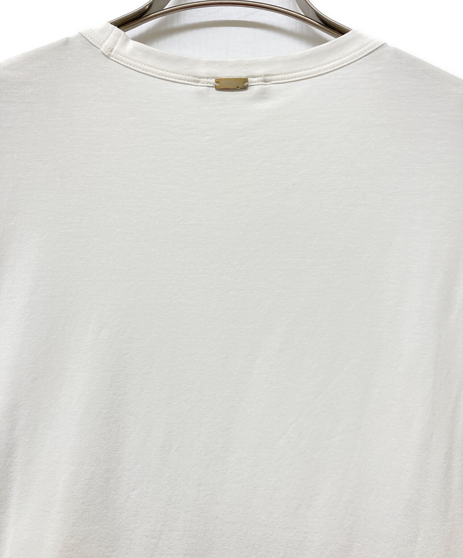 中古・古着通販】HERNO (ヘルノ) シルクスカーフ カットソー ホワイト