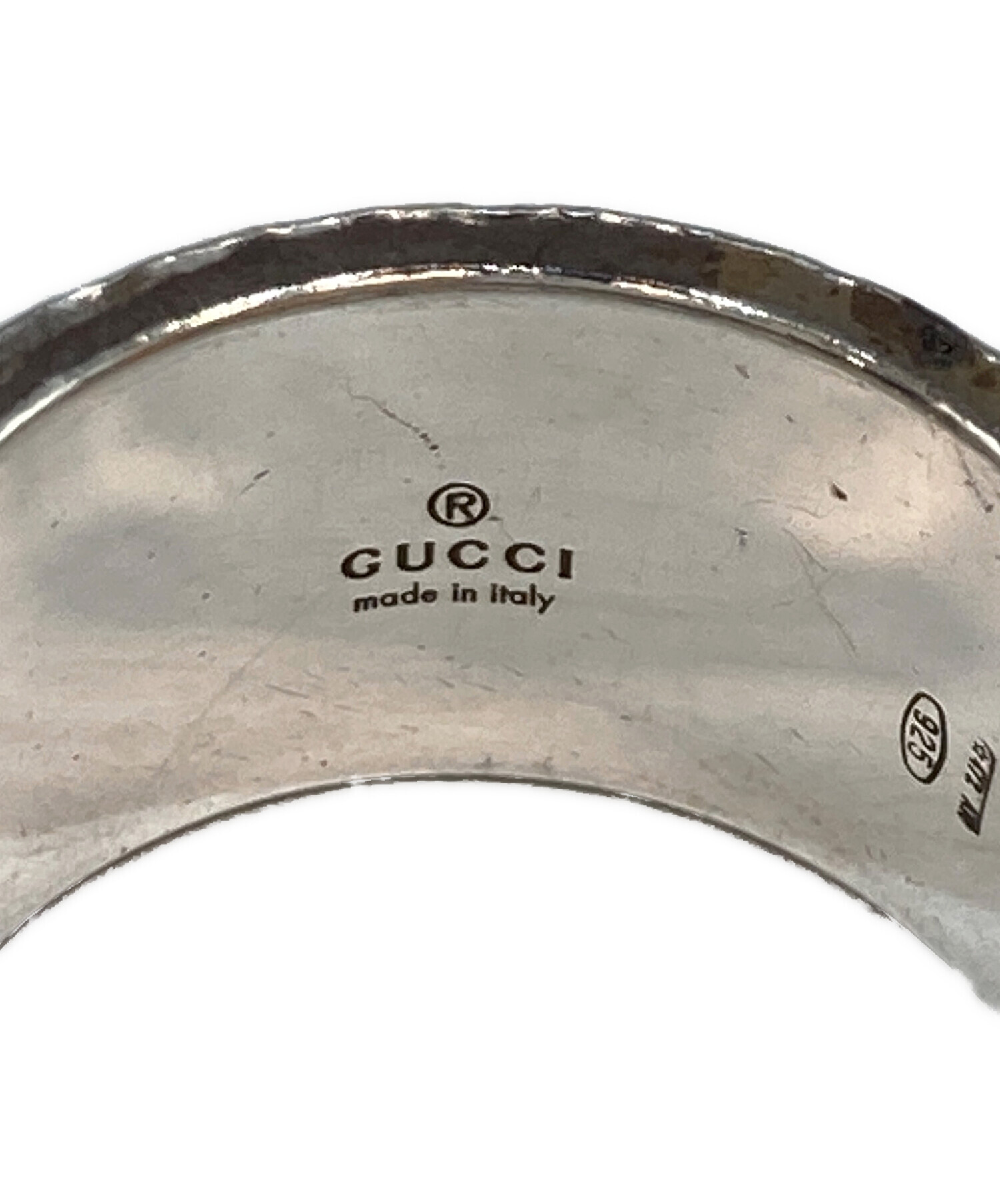 中古・古着通販】GUCCI (グッチ) インターロッキングGシルバーリング