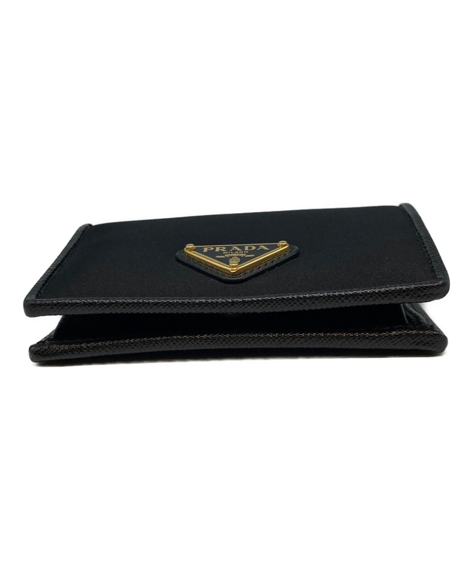 中古・古着通販】PRADA (プラダ) サフィアーノ トライアングル2つ折り