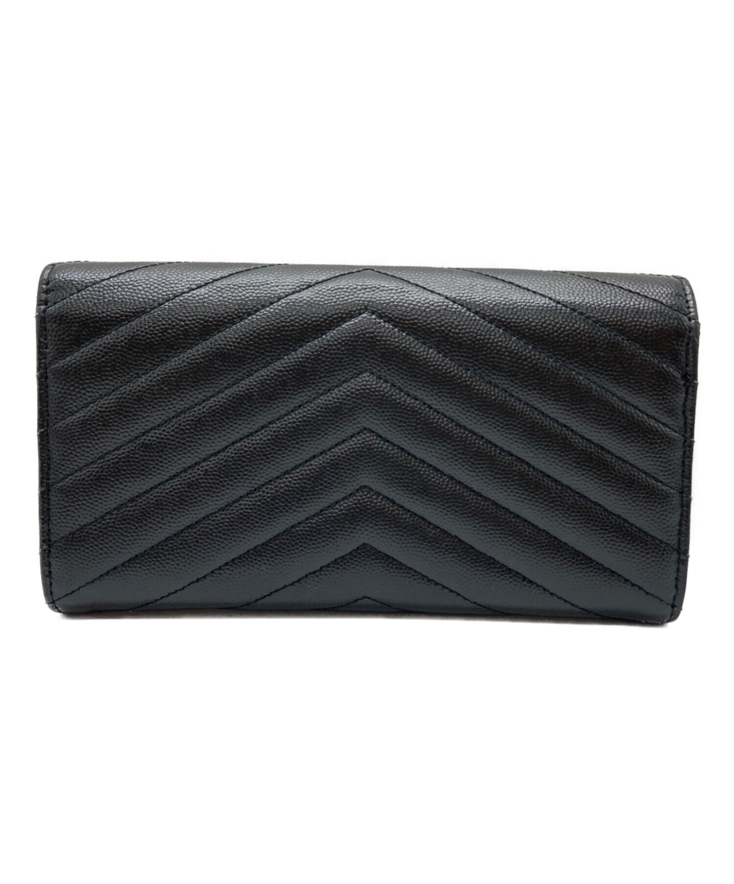 Saint Laurent Paris サンローラン　長財布　黒　カサンドラ 中古・古着通販】Yves Saint Laurent (イヴサンローラン) カサンドラ