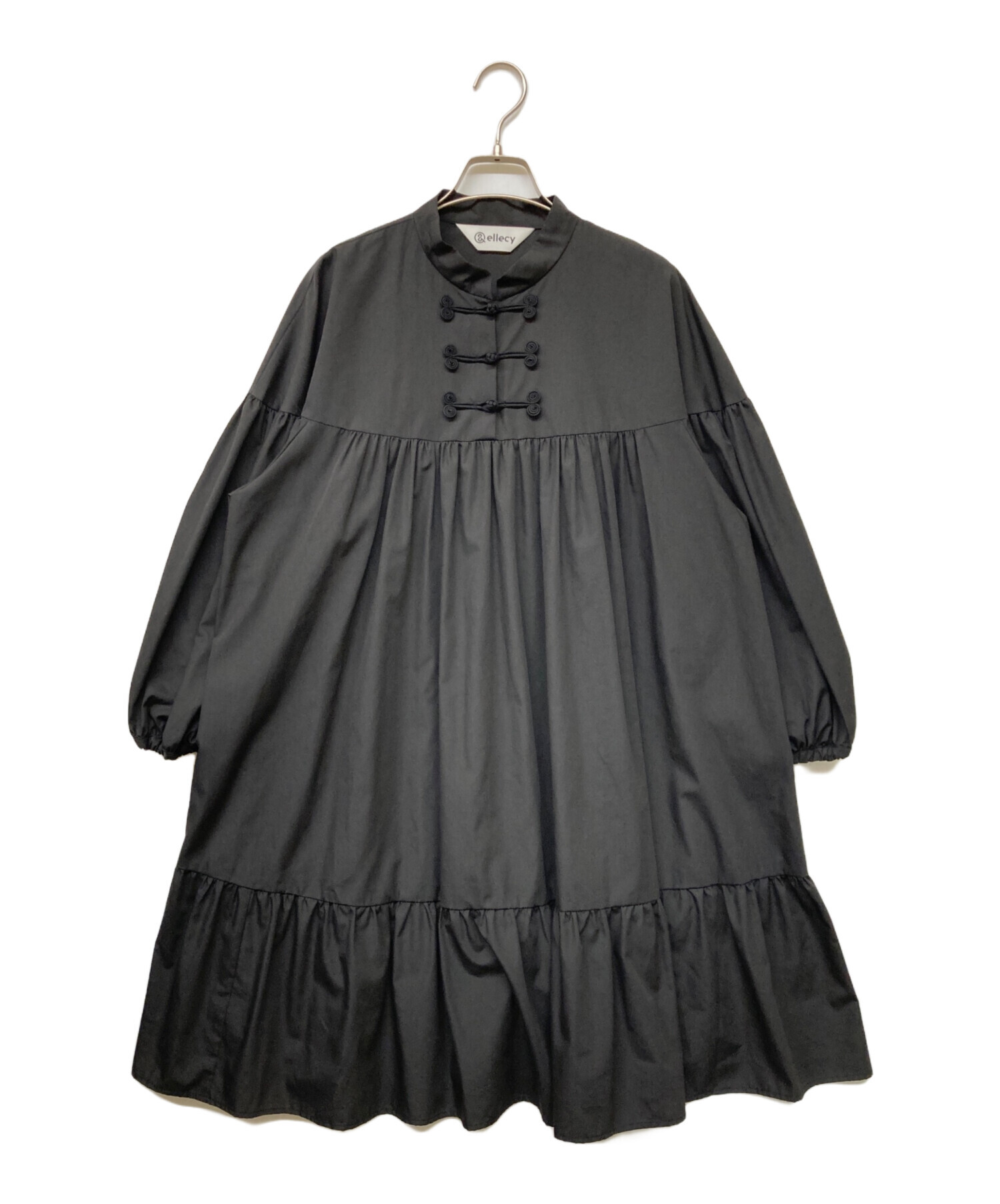 中古・古着通販】&ELLECY (アンドエルシー) チャイナボタンブラウス