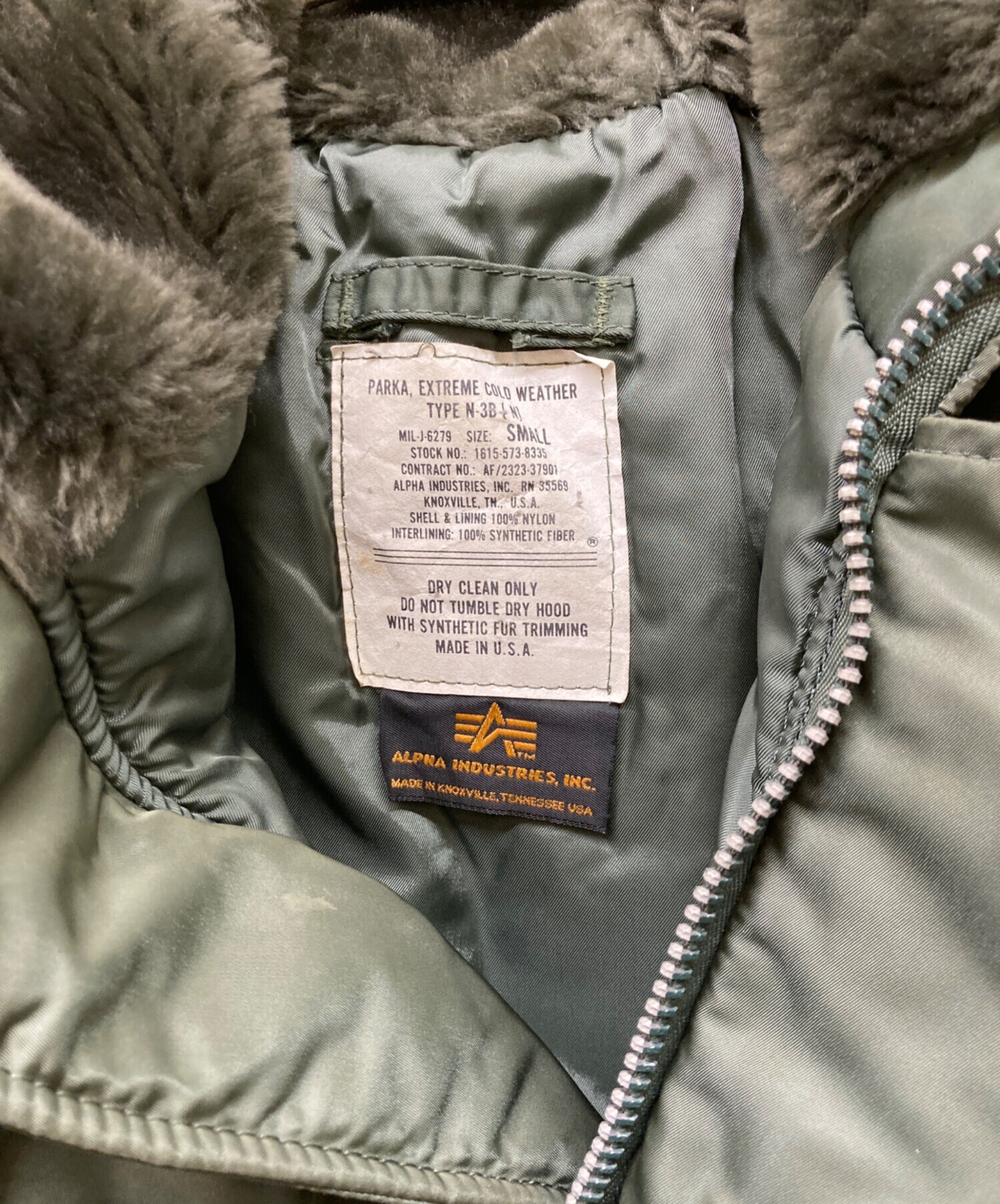 中古・古着通販】ALPHA (アルファ) USA製 N-3Bフライトジャケット