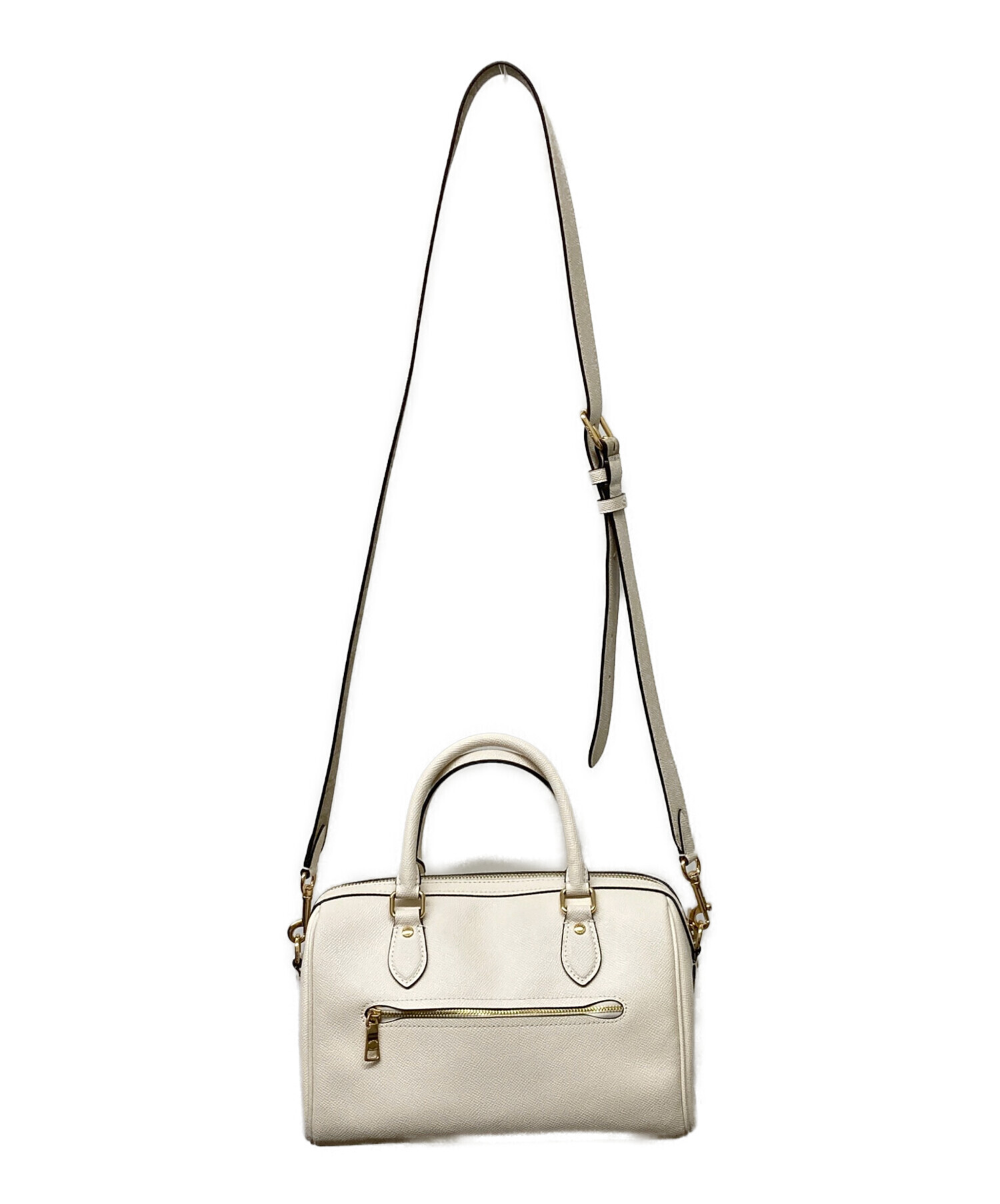 美品　コーチ ローアンサッチェル 2wayバッグ CH322 白　レザー 中古・古着通販】COACH (コーチ) ローアンサッチェル 2wayバッグ