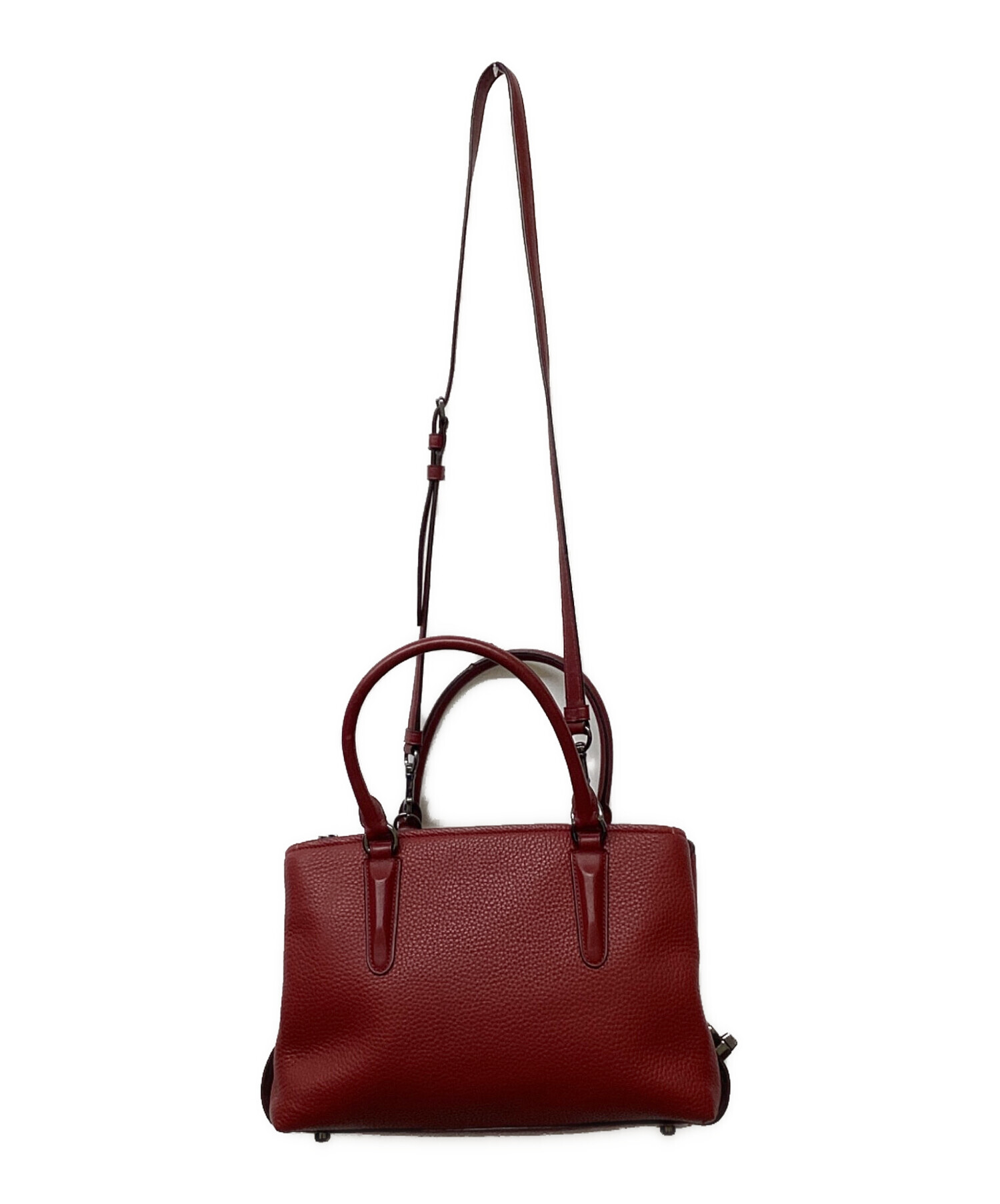 中古・古着通販】COACH (コーチ) ブルックリンキャリーオール レッド