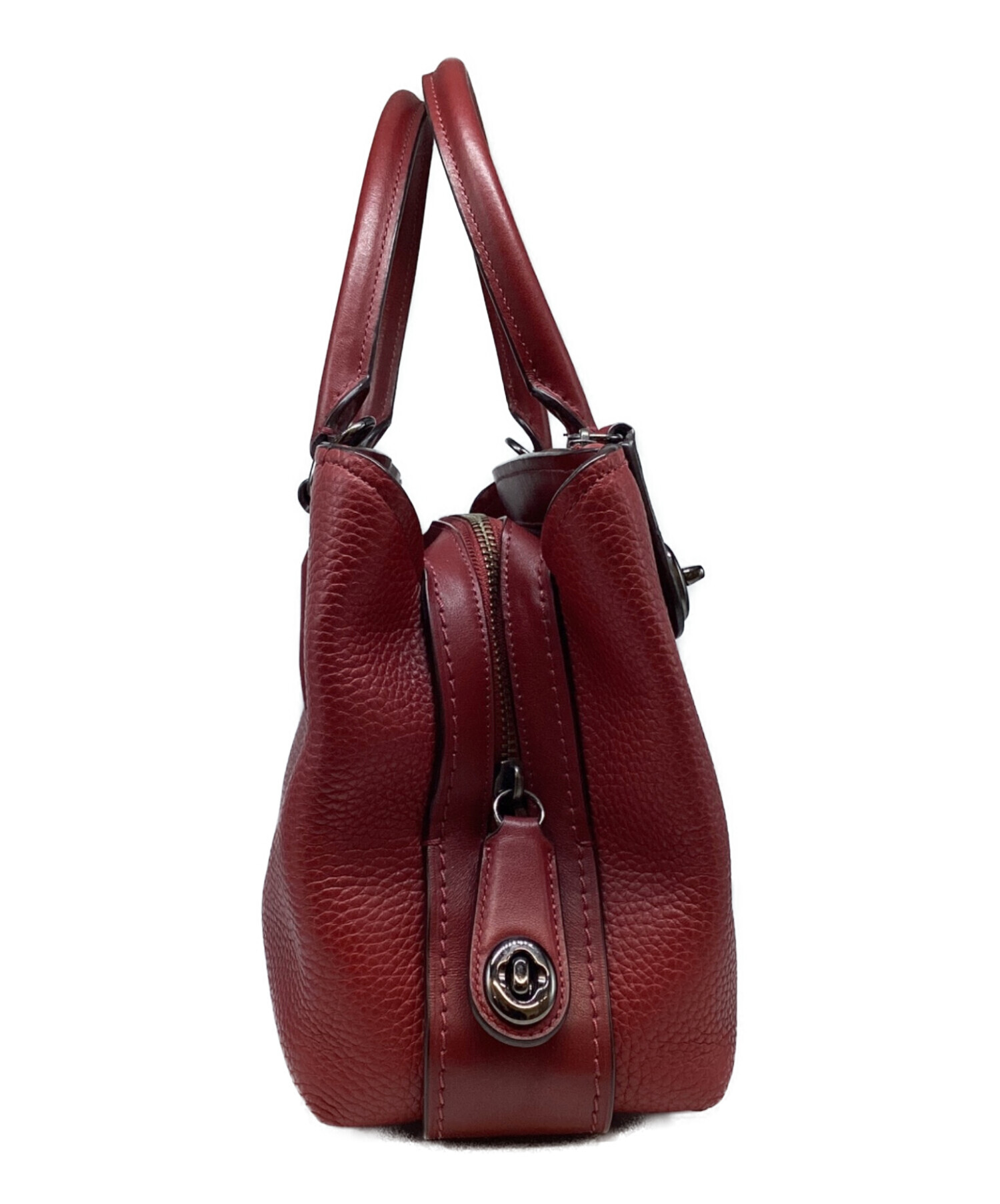 中古・古着通販】COACH (コーチ) ブルックリンキャリーオール レッド 