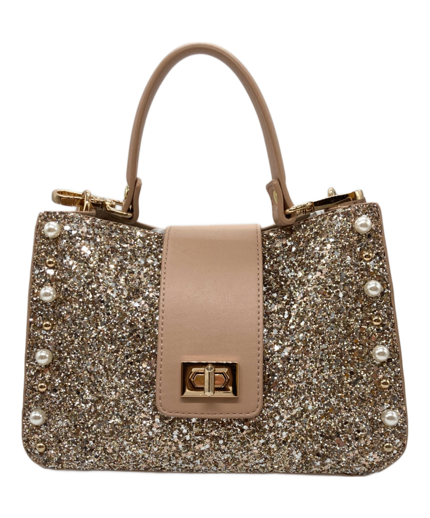 【未使用】ダイアナ DIANA ショルダーバッグ　キラキラグリッターBAG 中古・古着通販】DIANA (ダイアナ) キラキラグリッターショルダー