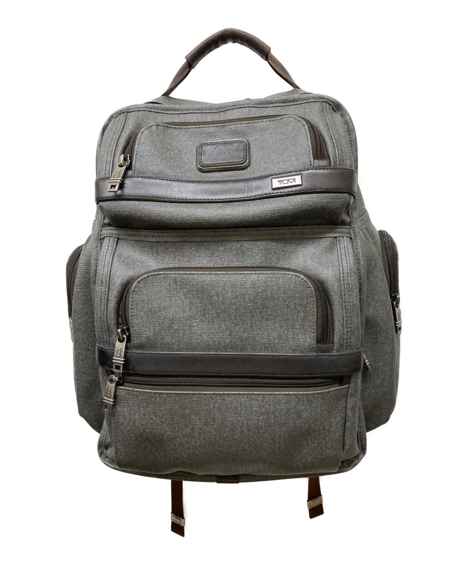 TUMI ALPHA2 ビジネスバッグ バックパック グレー PC可 2way 中古・古着通販】TUMI (トゥミ) ALPHA2 T-Pass ビジネスリュック