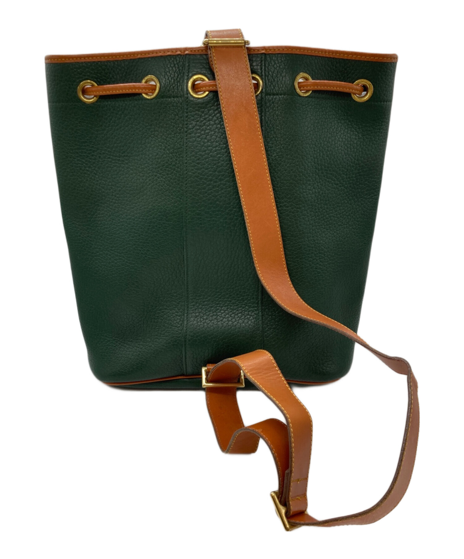 DOONEY&BOURKE ショルダーバッグ グリーン アヒル ヴィンテージ 中古