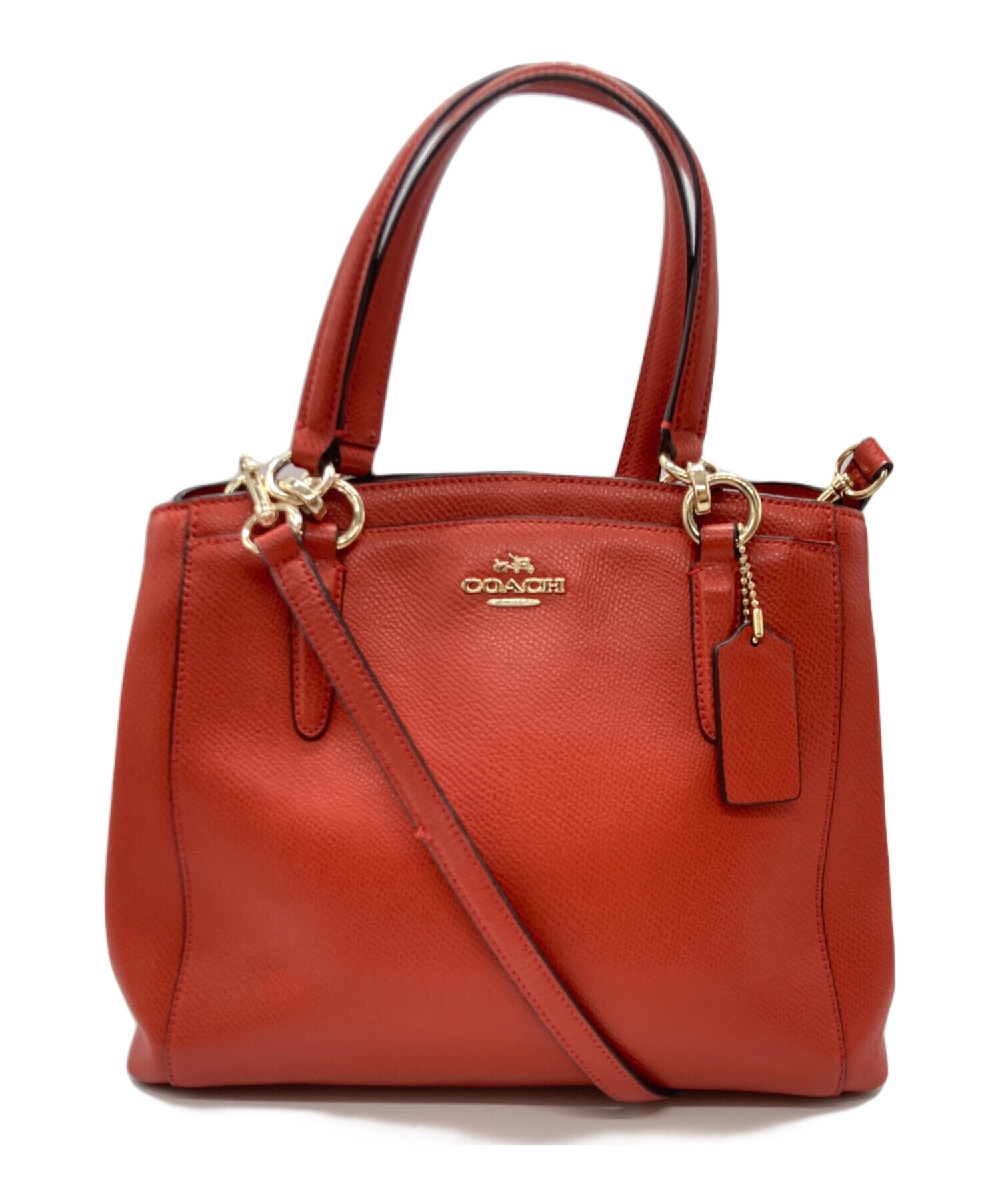 中古・古着通販】COACH (コーチ) ミネッタ クロスボディバッグ レッド