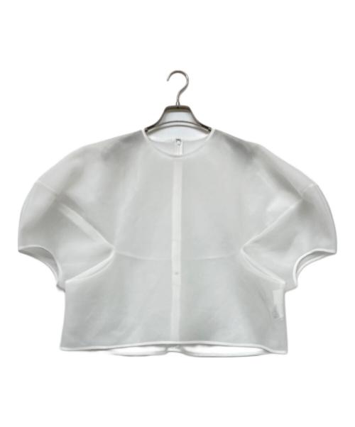 【新品タグ付】liten sheer sculpture topsホワイト 中古・古着通販】LIten (リテン) sheer sculpture tops(シアー