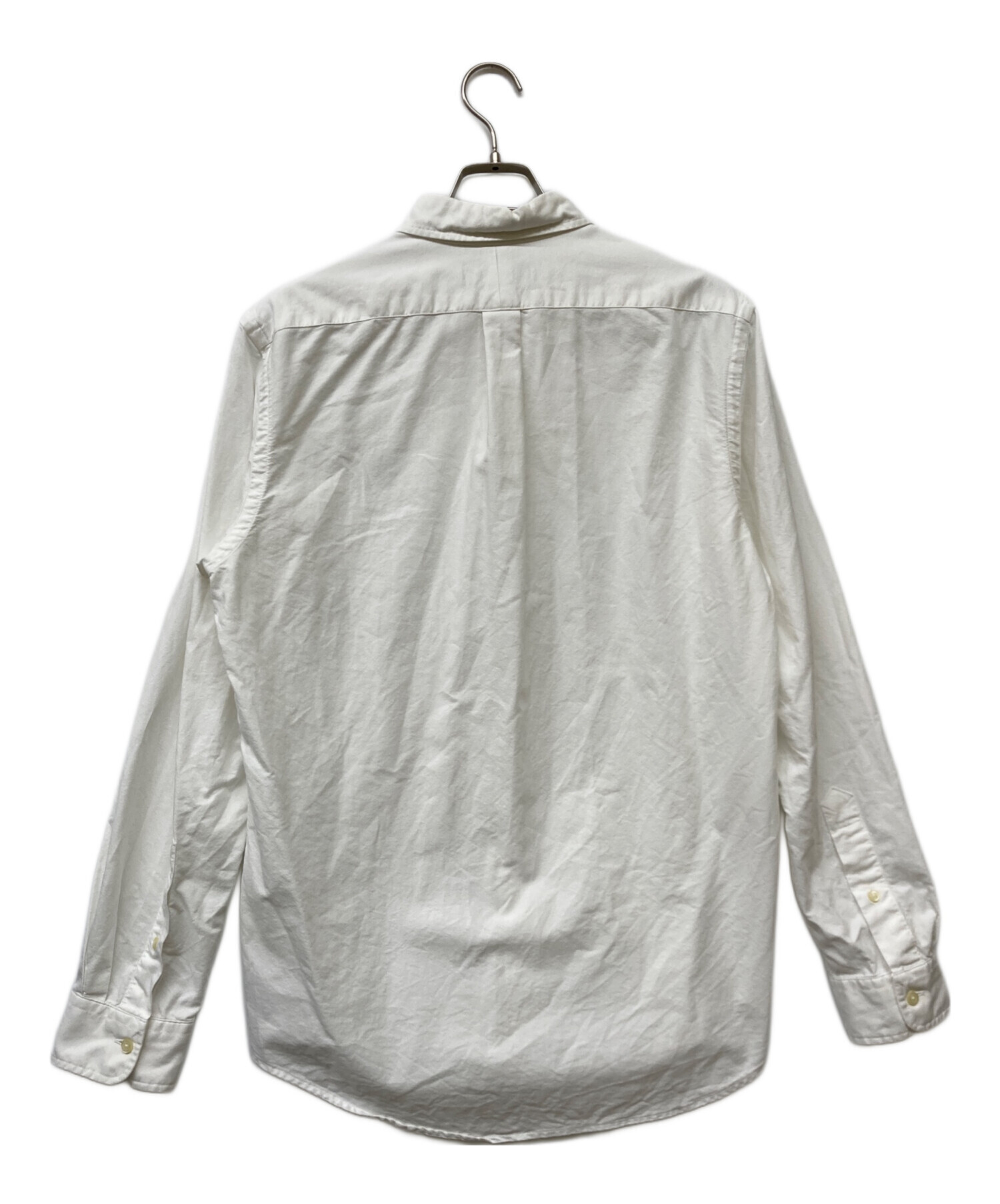 ポロラルフローレン　コットン ポプリン ボタンダウン シャツ 白 QRタグ XL 中古・古着通販】POLO RALPH LAUREN (ポロ・ラルフローレン) QRタグ