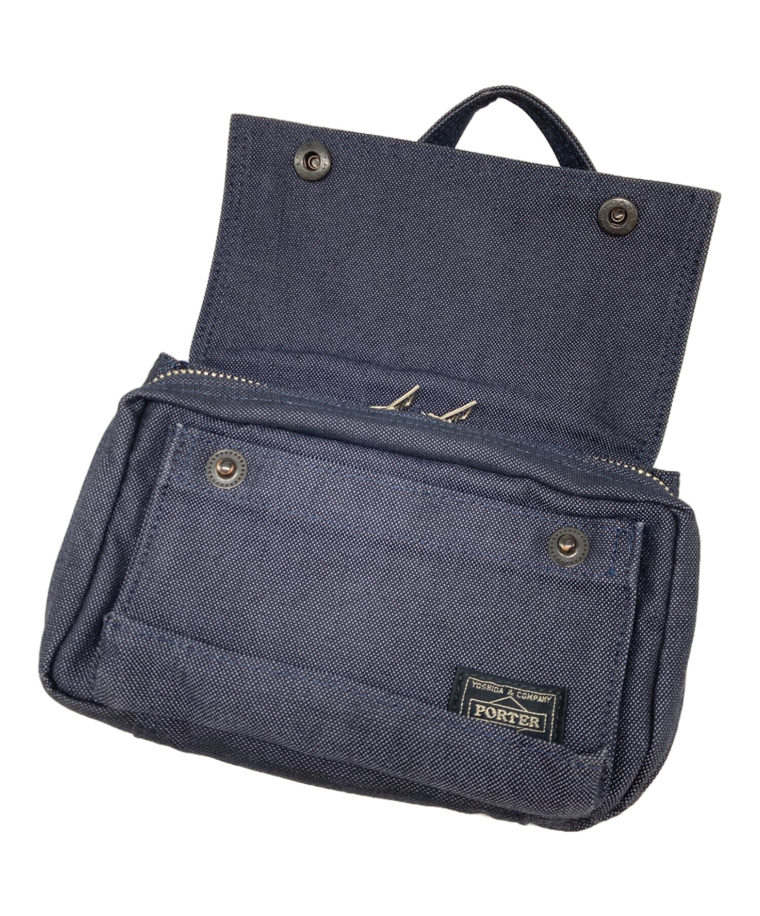 中古・古着通販】PORTER (ポーター) SMOKY ショルダーバッグ ネイビー