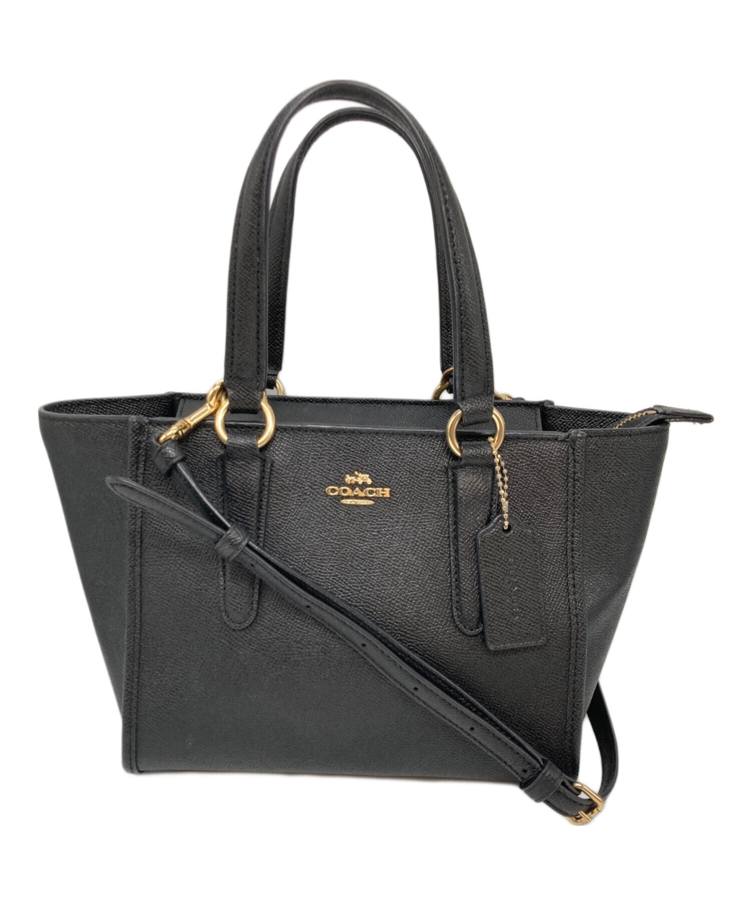 中古・古着通販】COACH (コーチ) 2WAYショルダーバッグ ブラック 