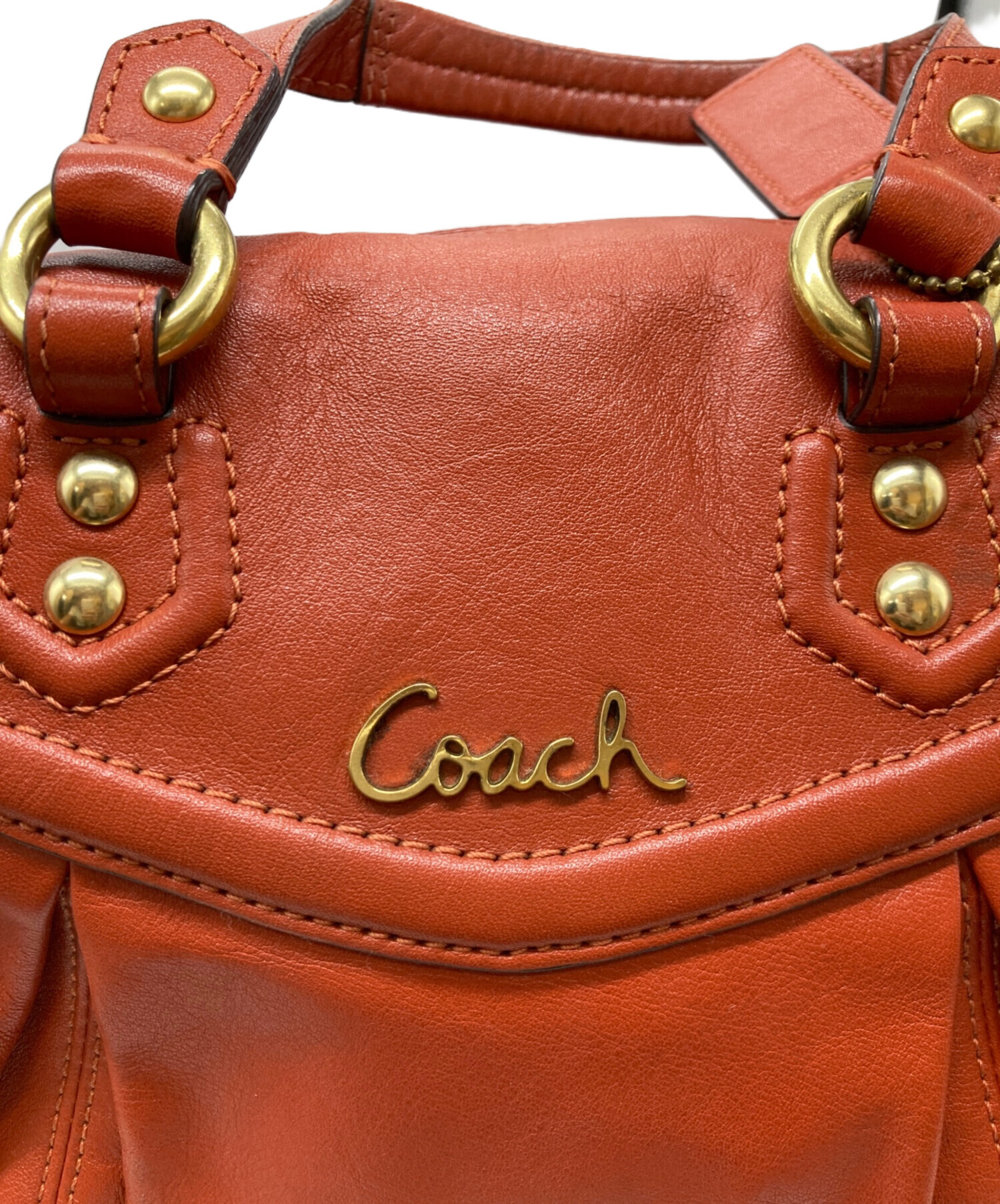 中古・古着通販】COACH (コーチ) Ashley Satchel Leather Handbag