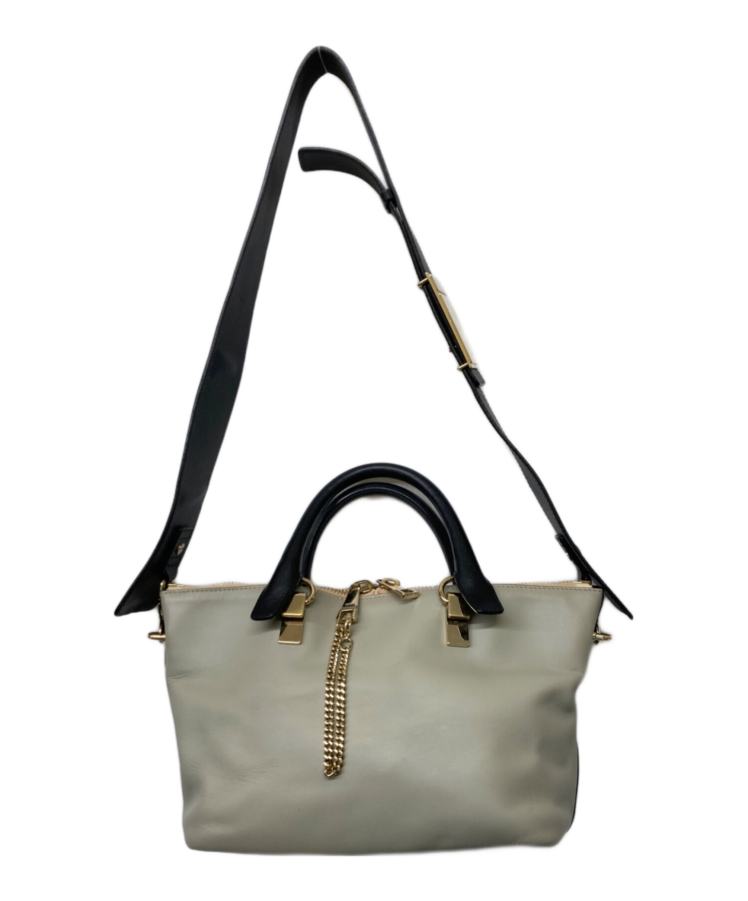 極美品❤️ Chloe クロエ ベイリー 2way トートバッグ 中古・古着通販】Chloe (クロエ) 2WAY ベイリーハンドバッグ グレー