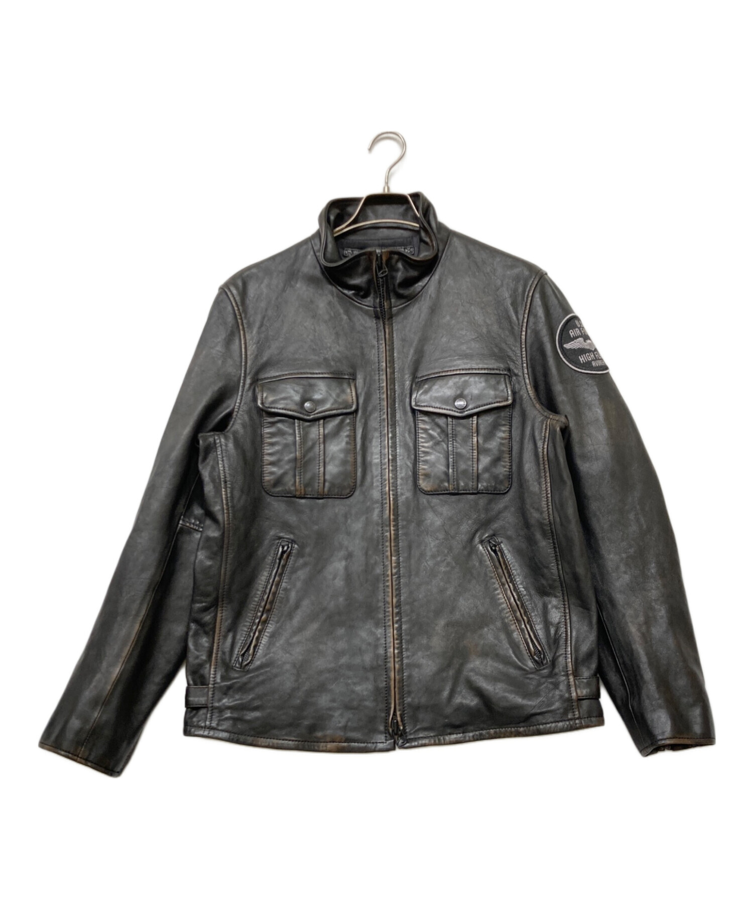 中古・古着通販】AVIREX (アヴィレックス) SHEEP SKIN STAND RIDERS 