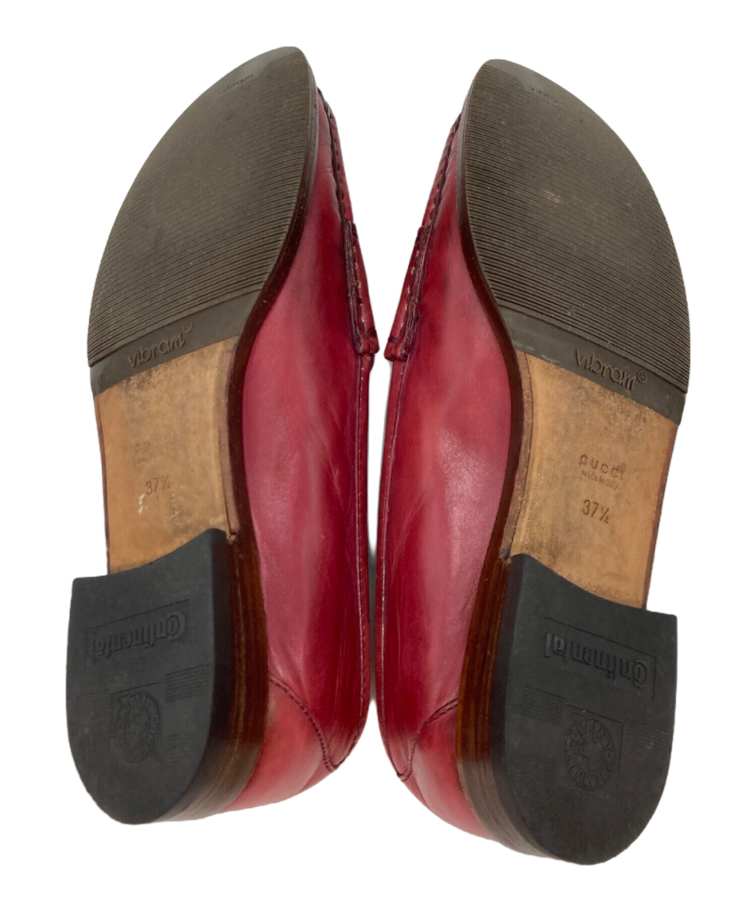 中古・古着通販】GUCCI (グッチ) ホースビット1921ローファー ワイン
