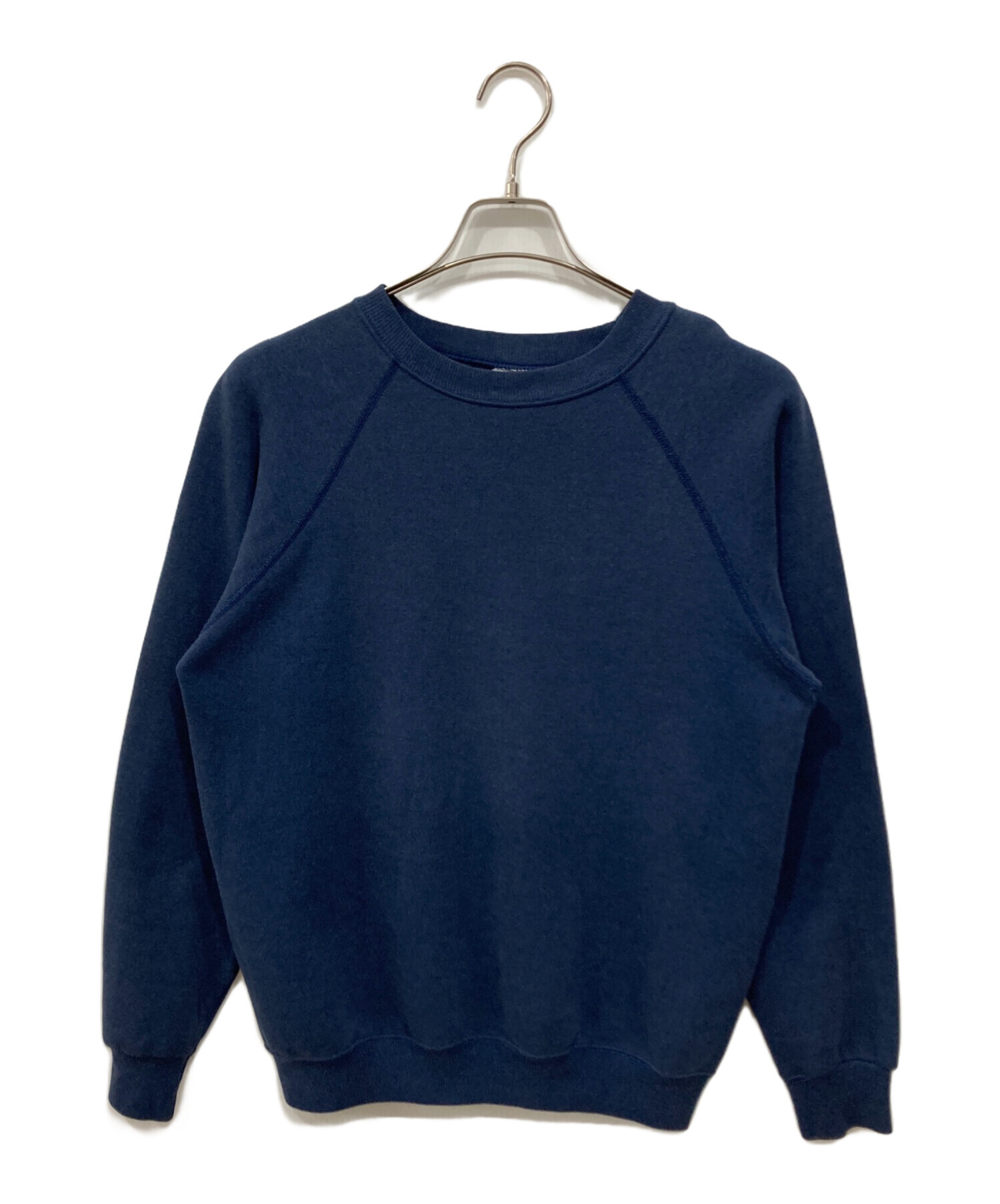 中古・古着通販】Hanes (ヘインズ) クルーネックスウェット ネイビー